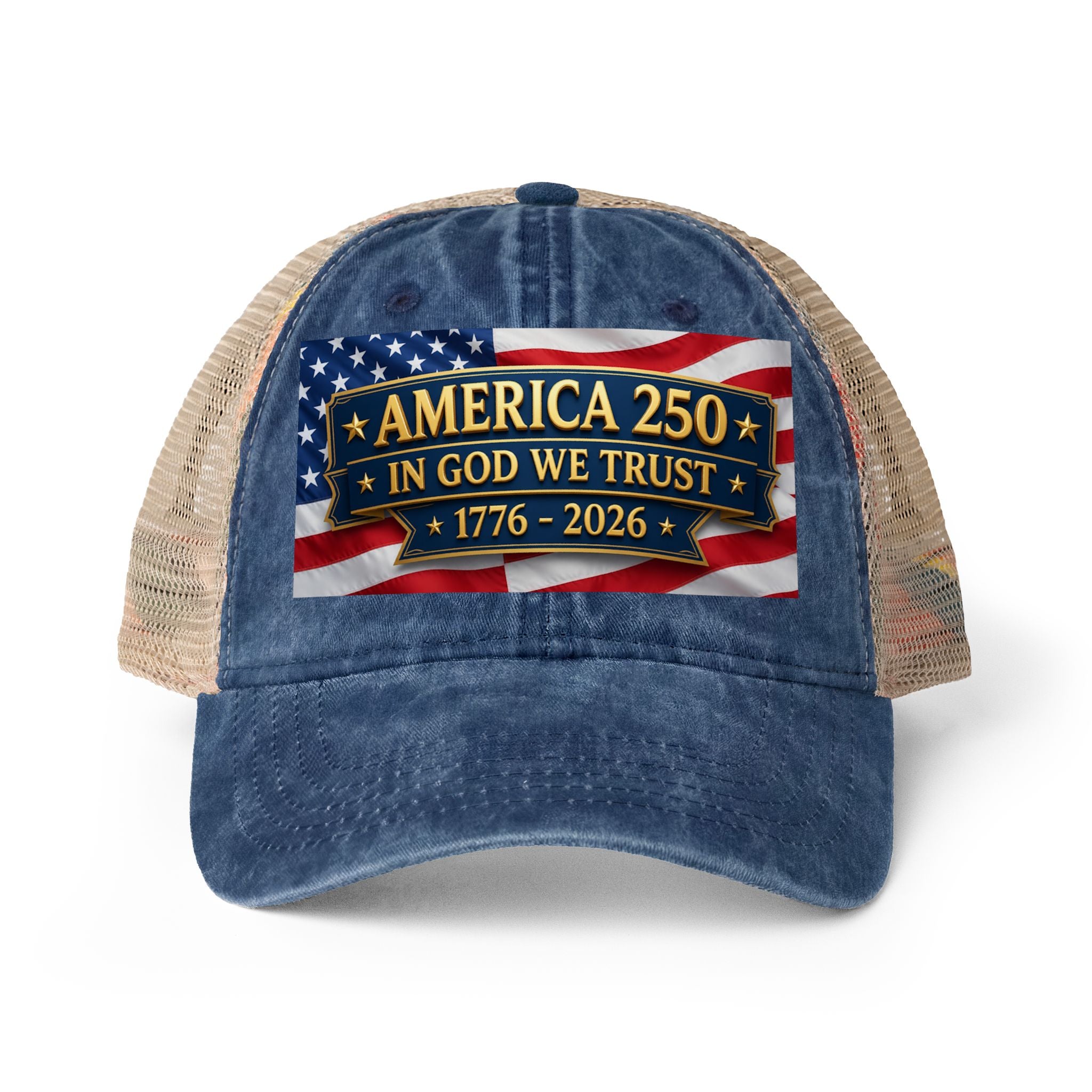 Women's Washed Mesh-Back Cap
