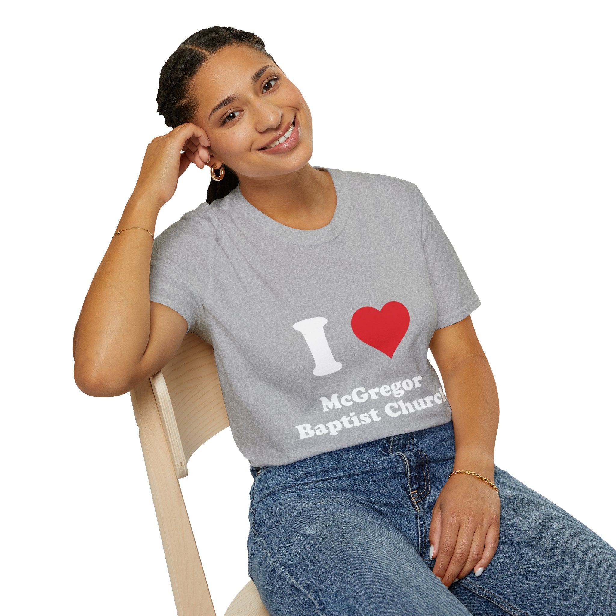 I Heart McGregor Baptist Church T-Shirt — Church Fan Tee