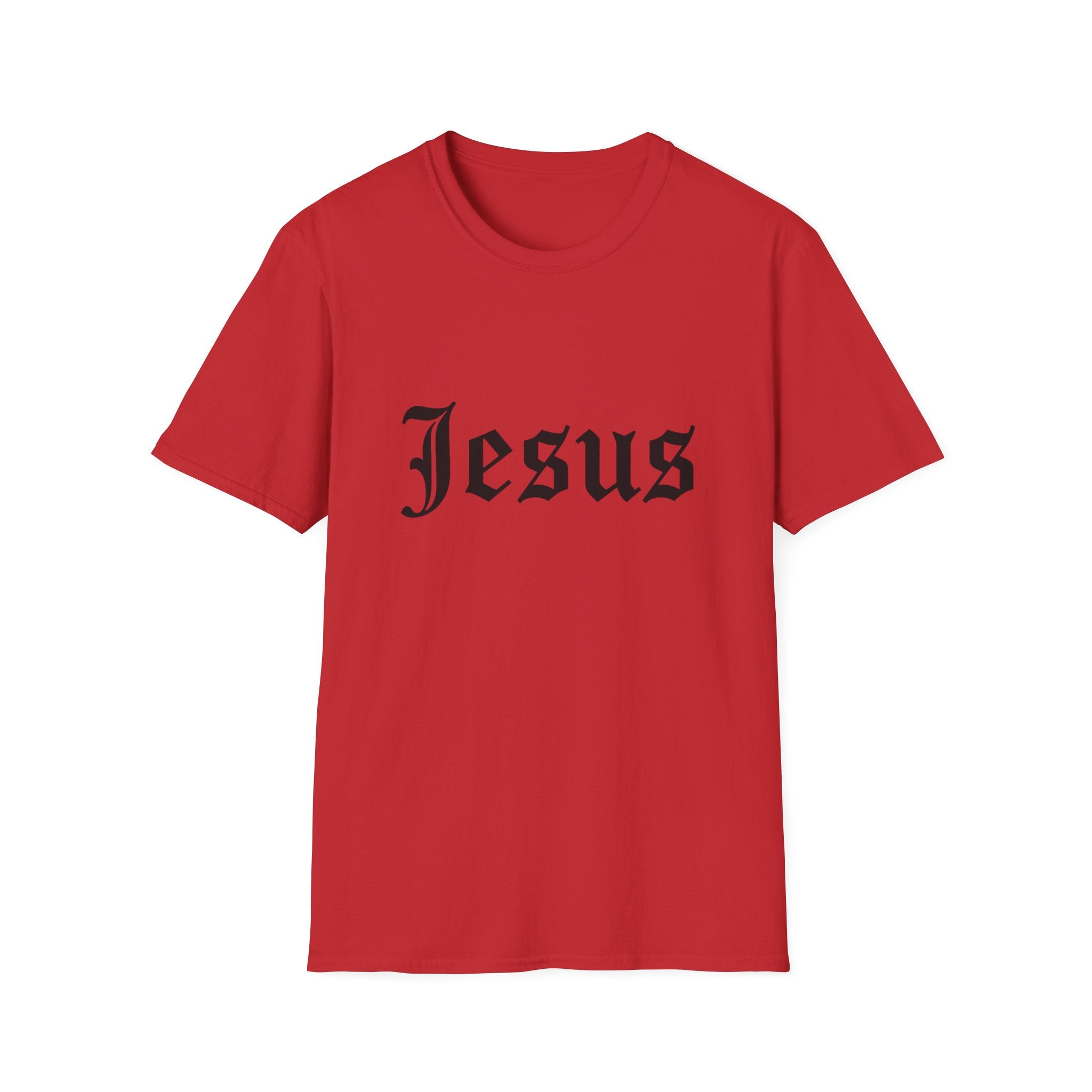 Jesus Gothic Script T-Shirt — Christian Faith Tee