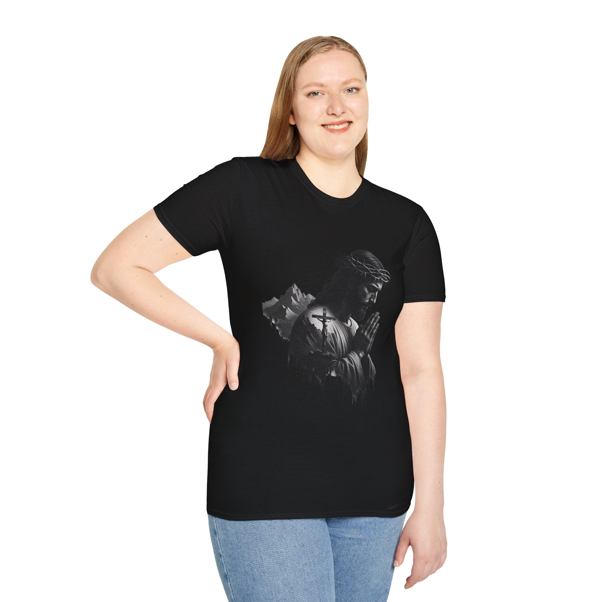 Praying Jesus Graphic T-Shirt