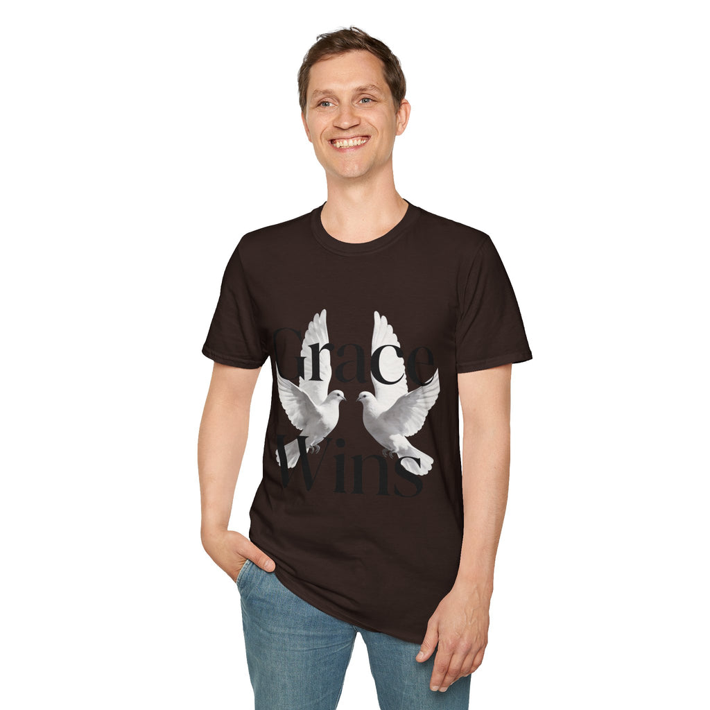 Grace Wins Doves Inspirational faith shirt