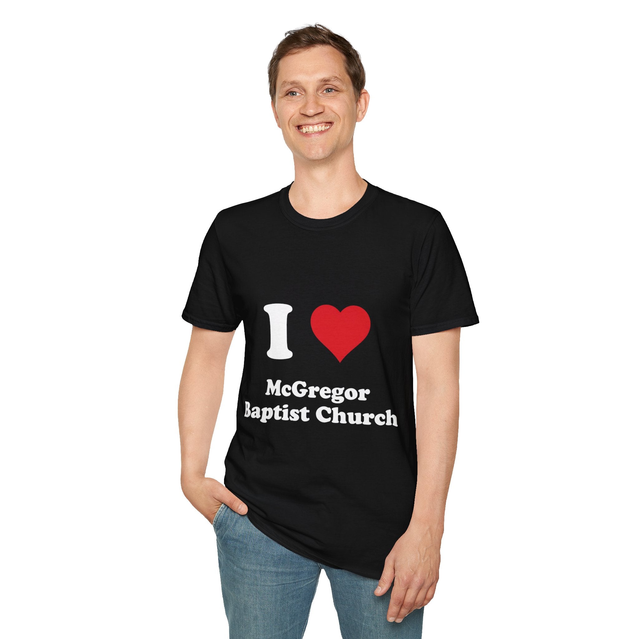 I Heart McGregor Baptist Church T-Shirt — Church Fan Tee