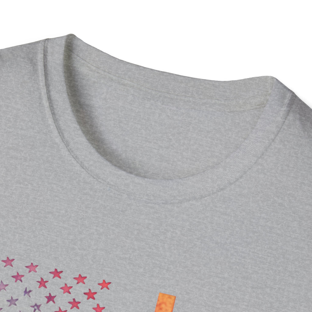 Faith Over Fear American Flag T-Shirt — Christian Cross Patriotic Tee