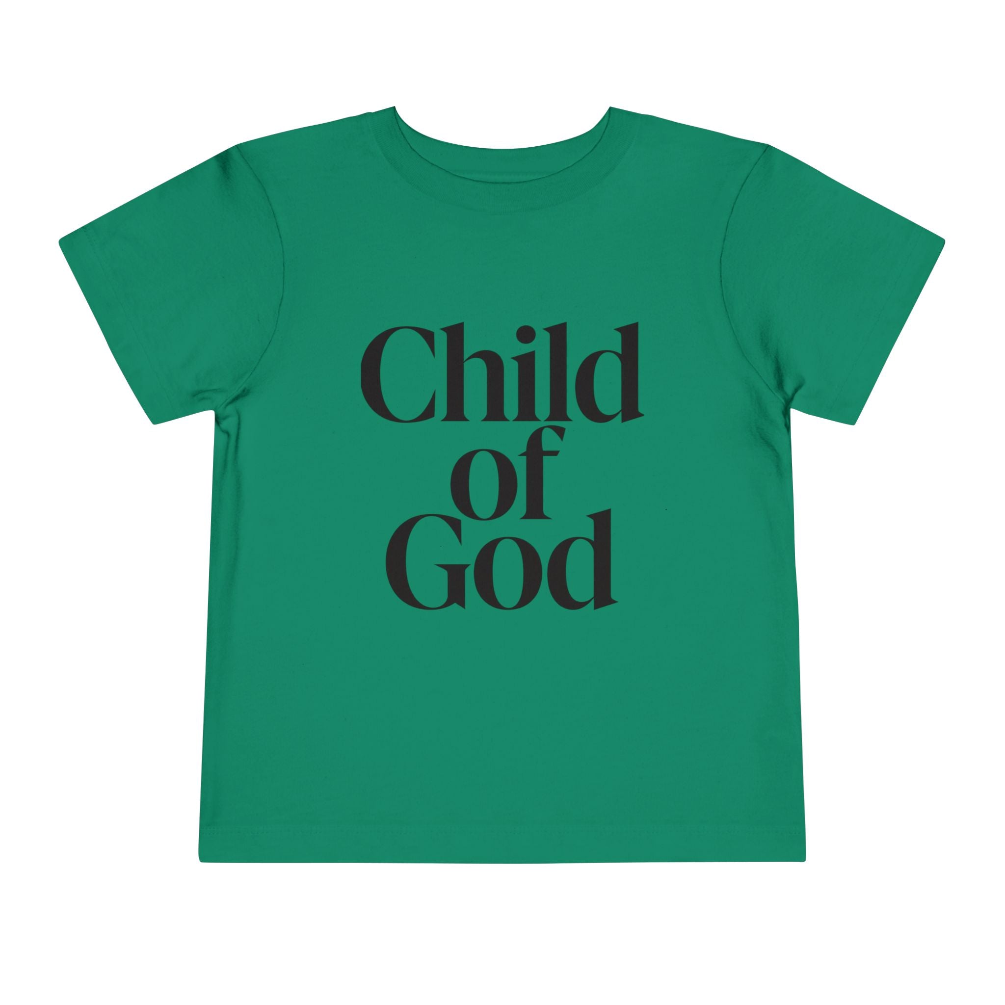 Toddler Tee – "Child of God" Faith Graphic