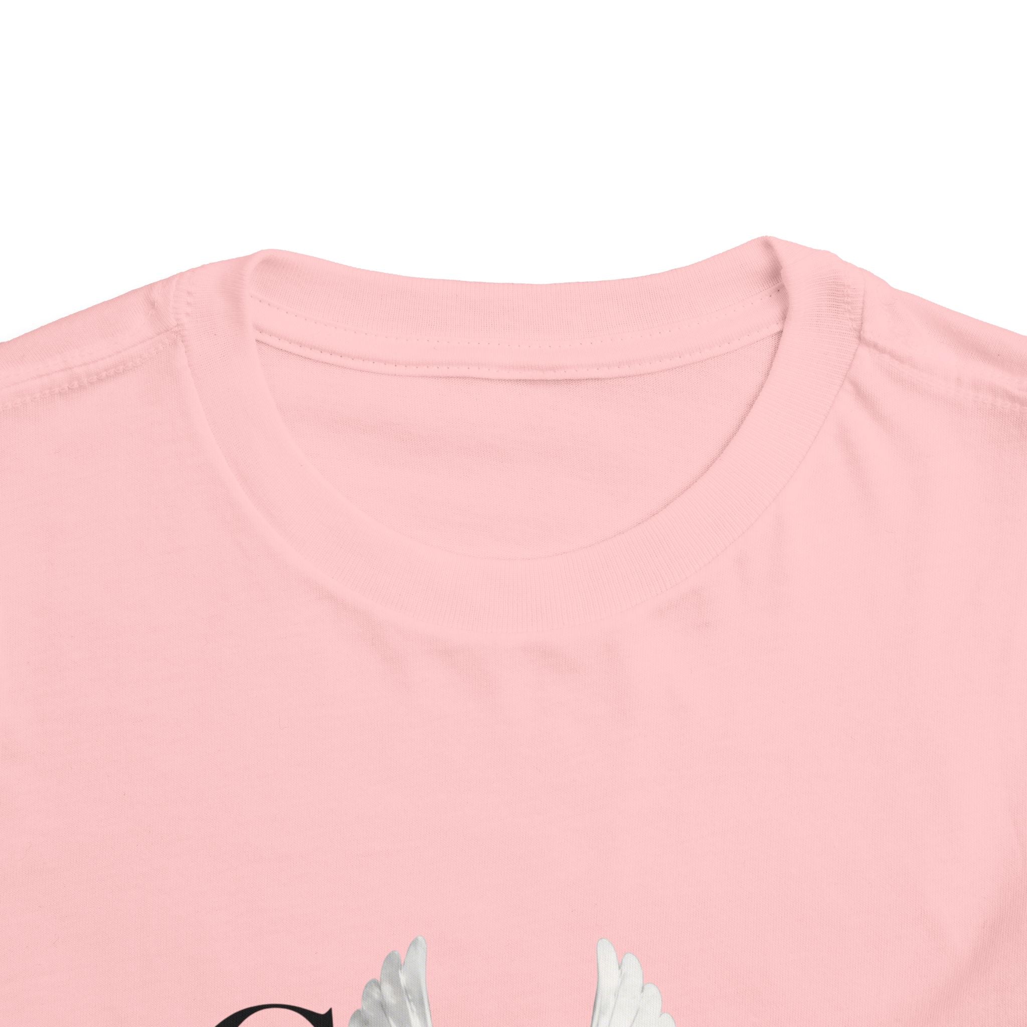 Toddler Tee — "Grace Wins" Dove Graphic Christian Short Sleeve Shirt
