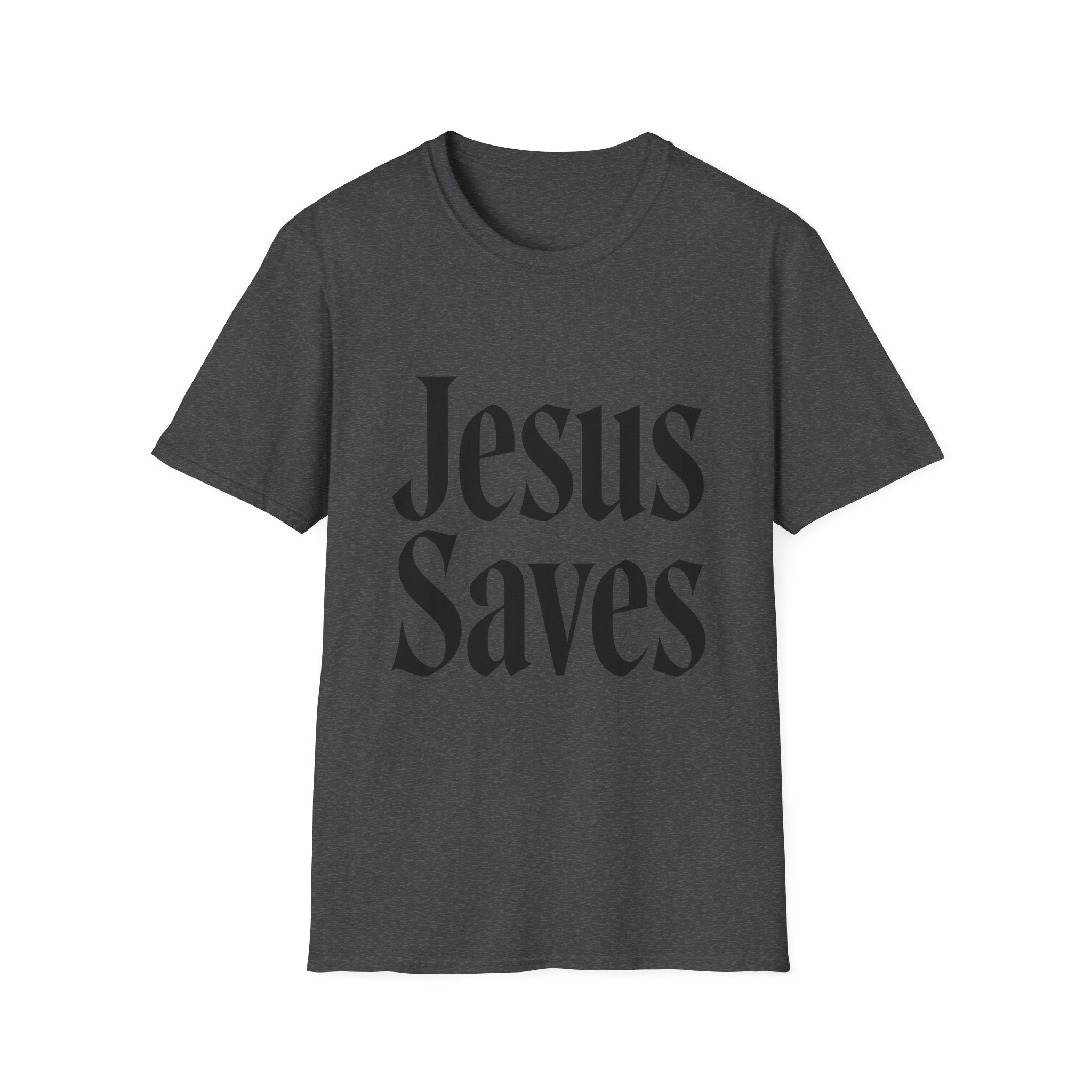 Jesus Saves T-Shirt — Bold Gospel Faith Tee