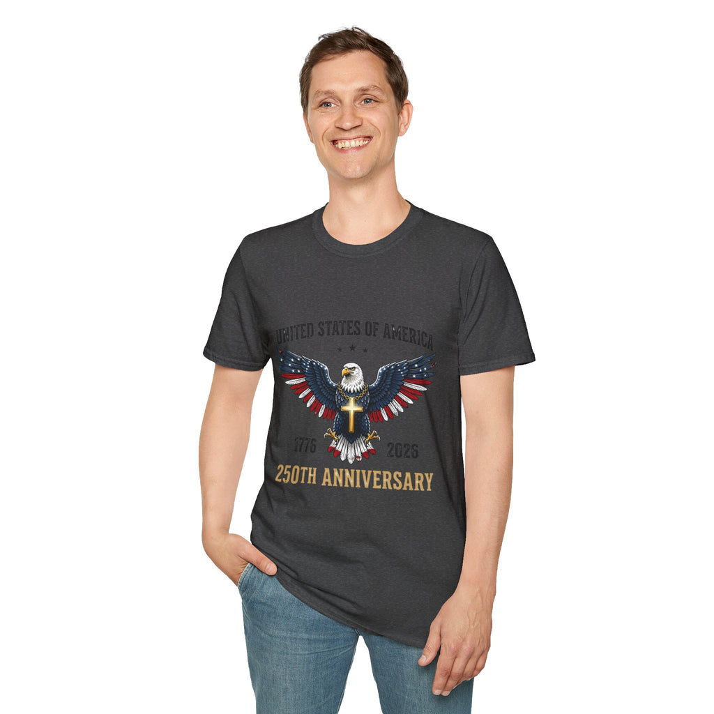 American Eagle Graphic T-Shirt — United States of America 1776–2026 Patriotic Tee