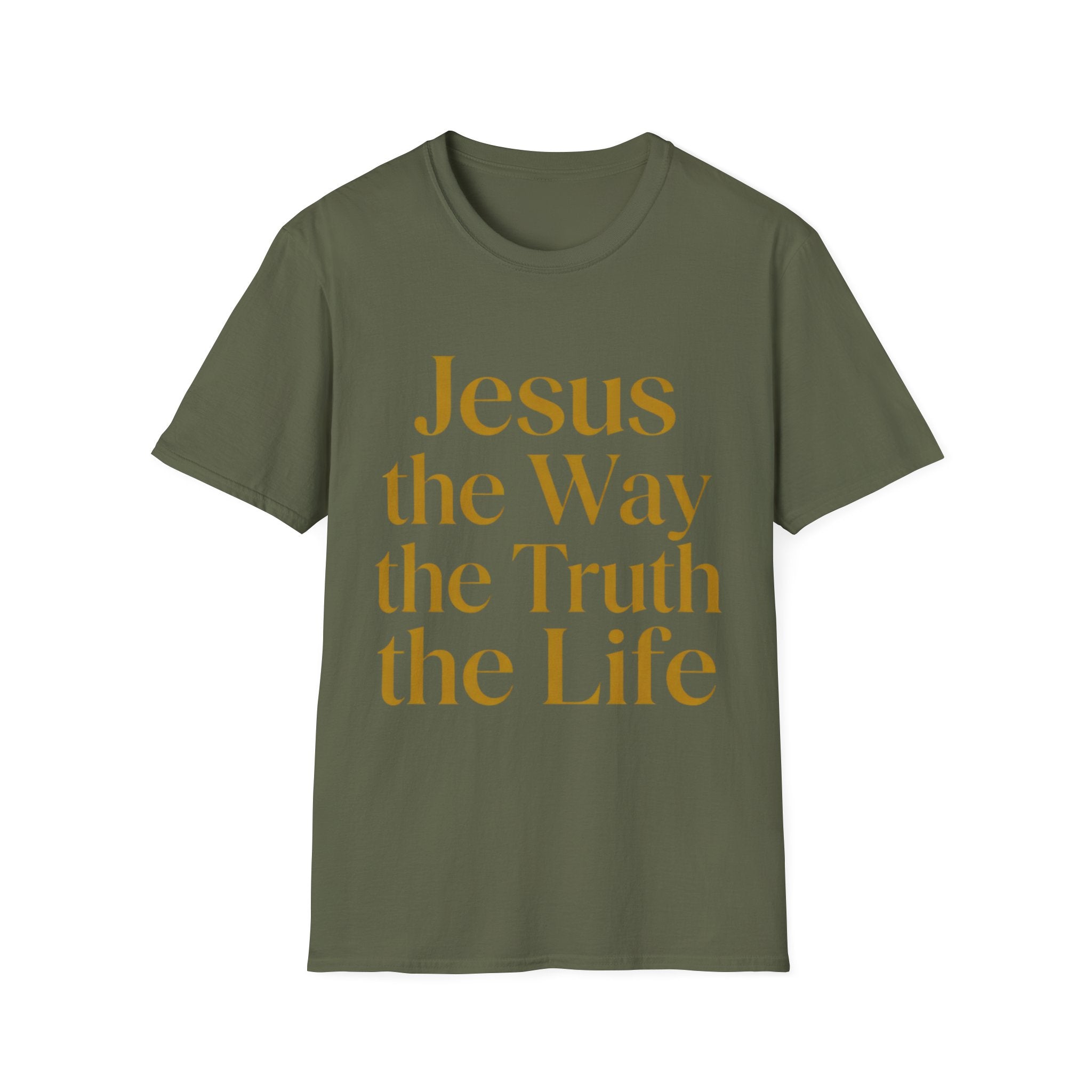 Jesus the Way the Truth the Life T-Shirt — Christian Faith Tee