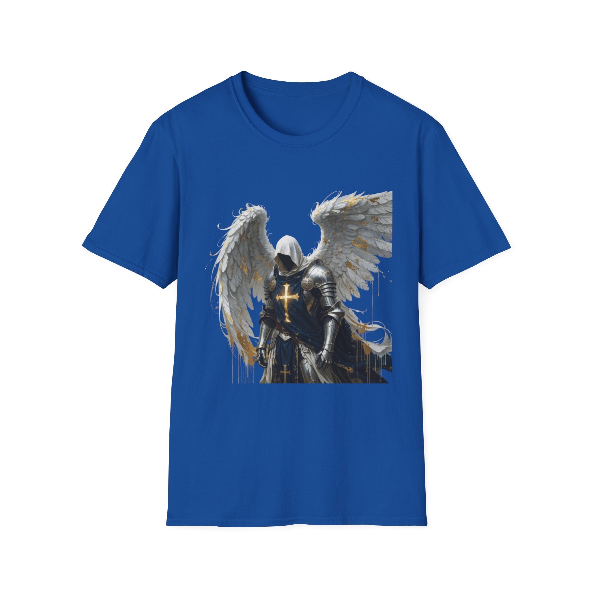 Angel Knight T-Shirt — Gothic Winged Crusader Graphic Tee