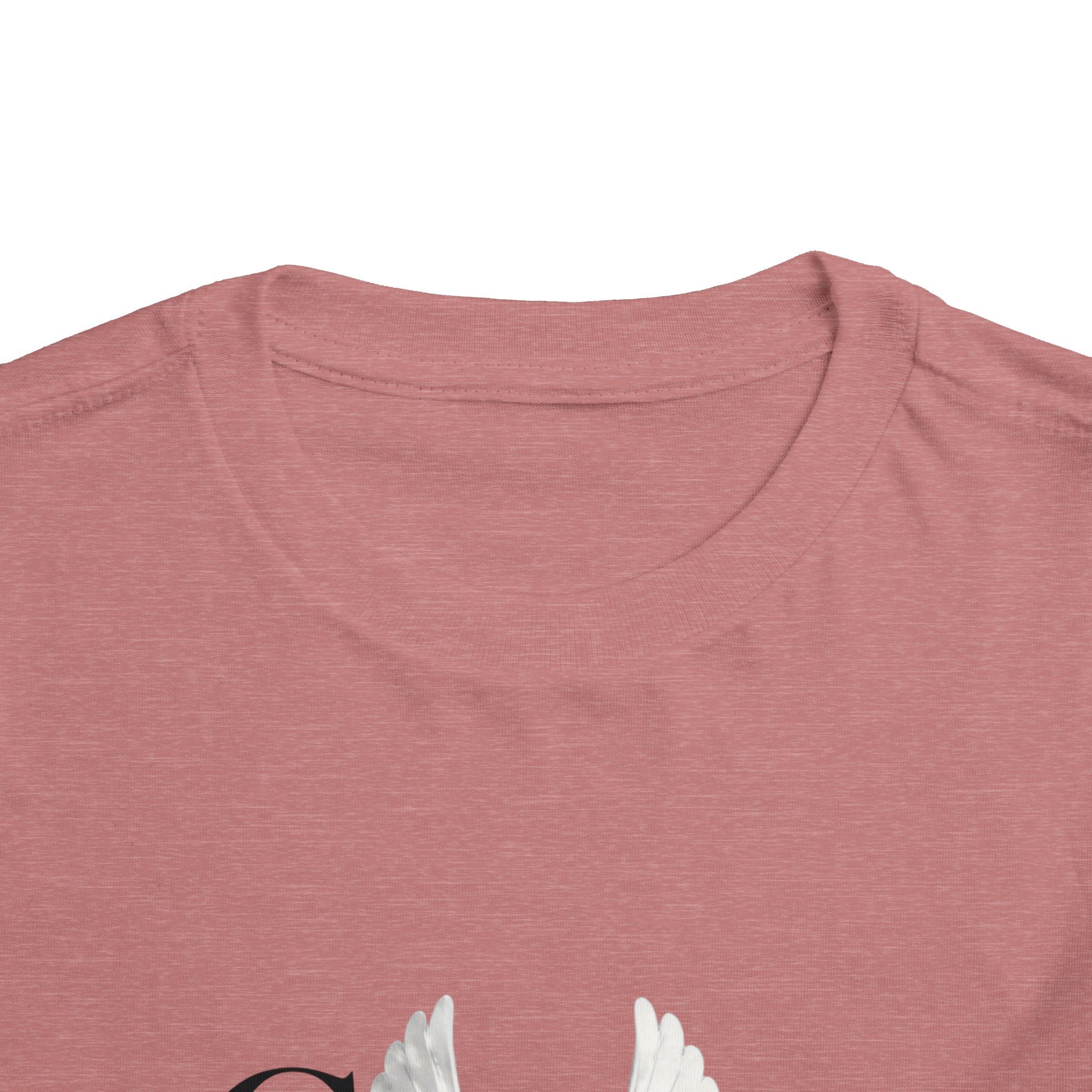 Toddler Tee — "Grace Wins" Dove Graphic Christian Short Sleeve Shirt
