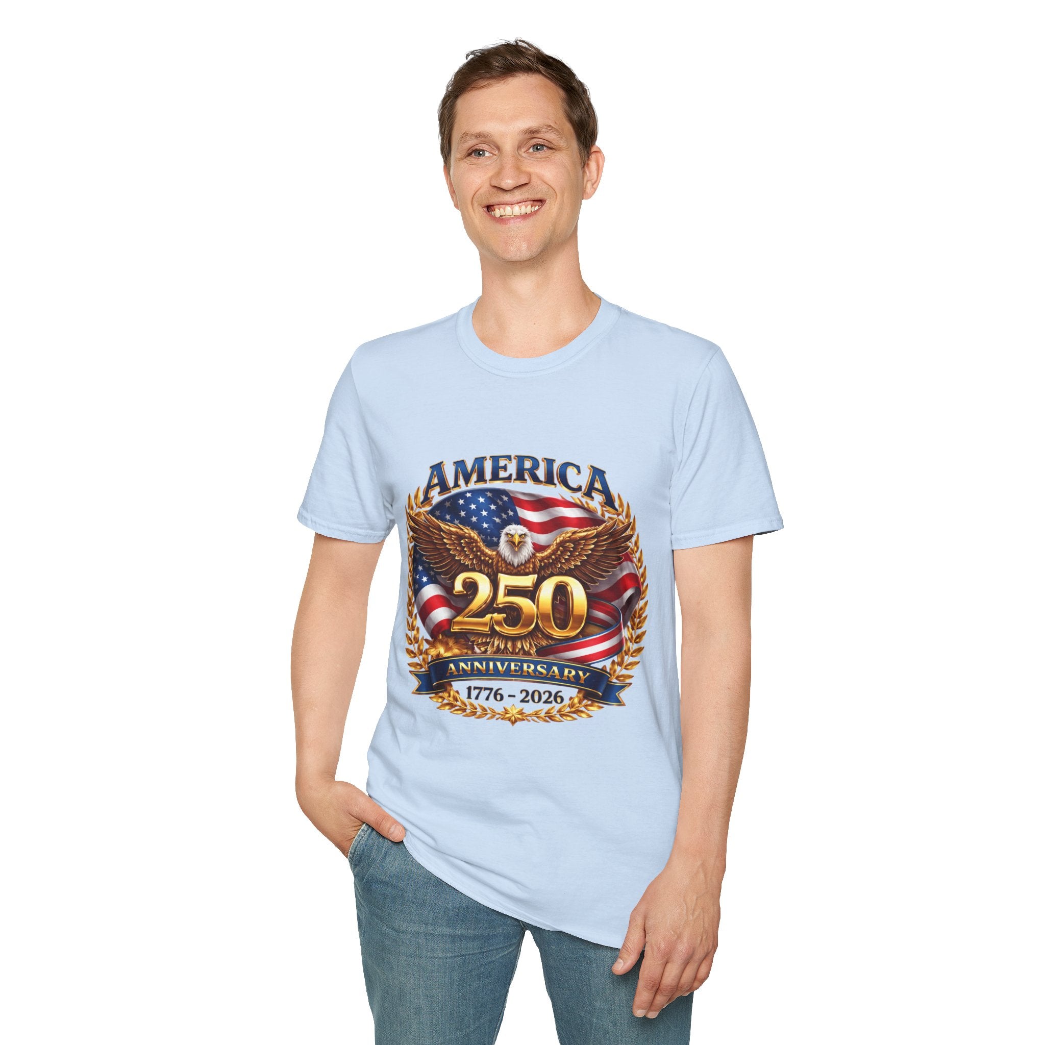 America 250th Anniversary T-Shirt — 1776–2026 Patriotic Eagle Tee