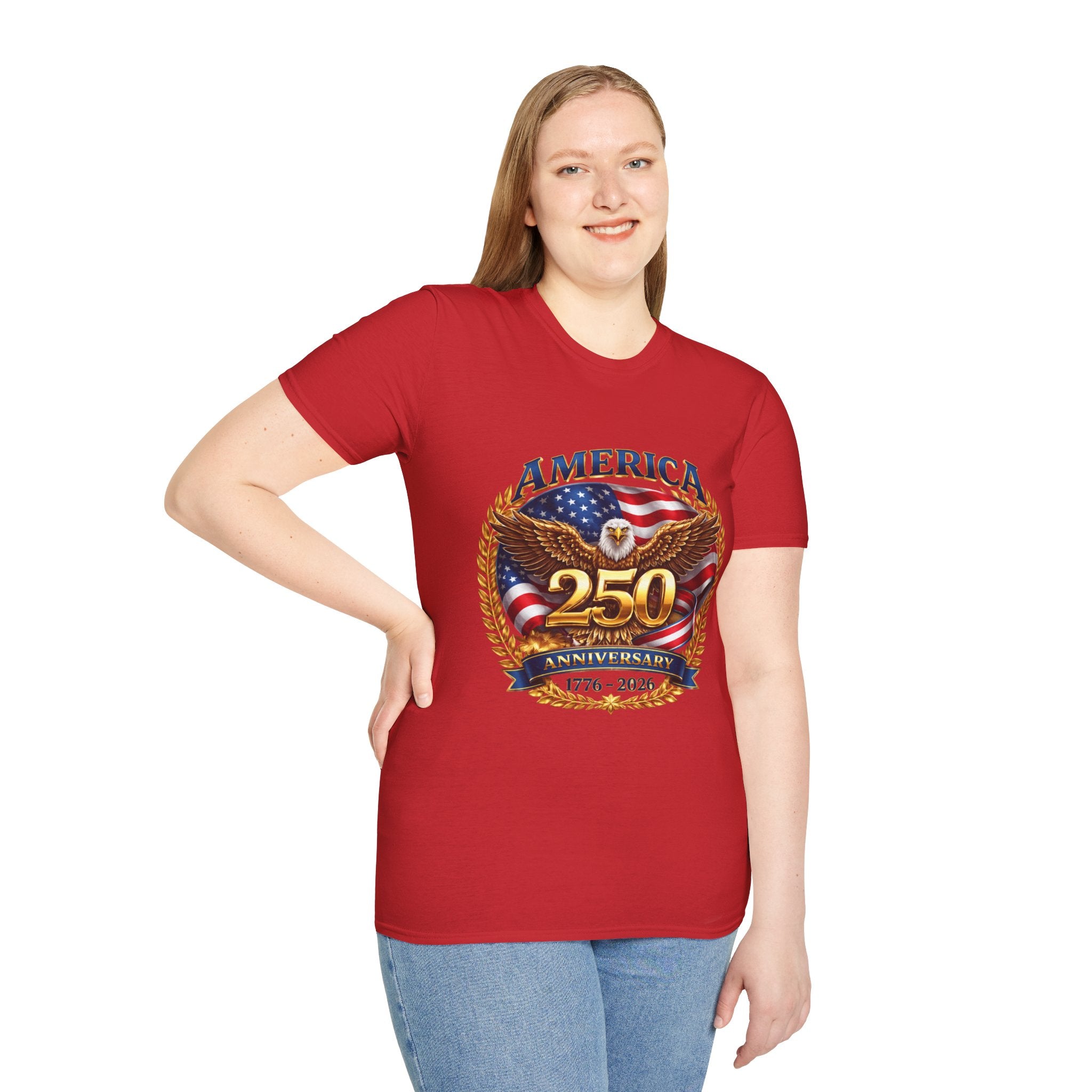 America 250th Anniversary T-Shirt — 1776–2026 Patriotic Eagle Tee