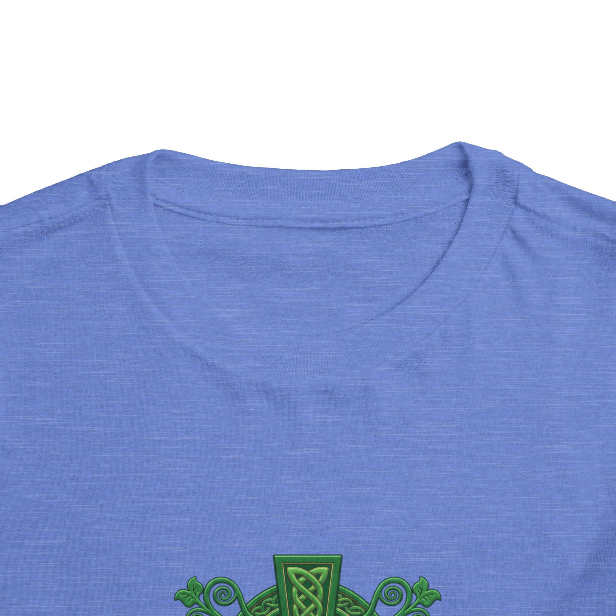 Toddler Tee — Green Celtic Cross Graphic (St. Patrick’s Day)