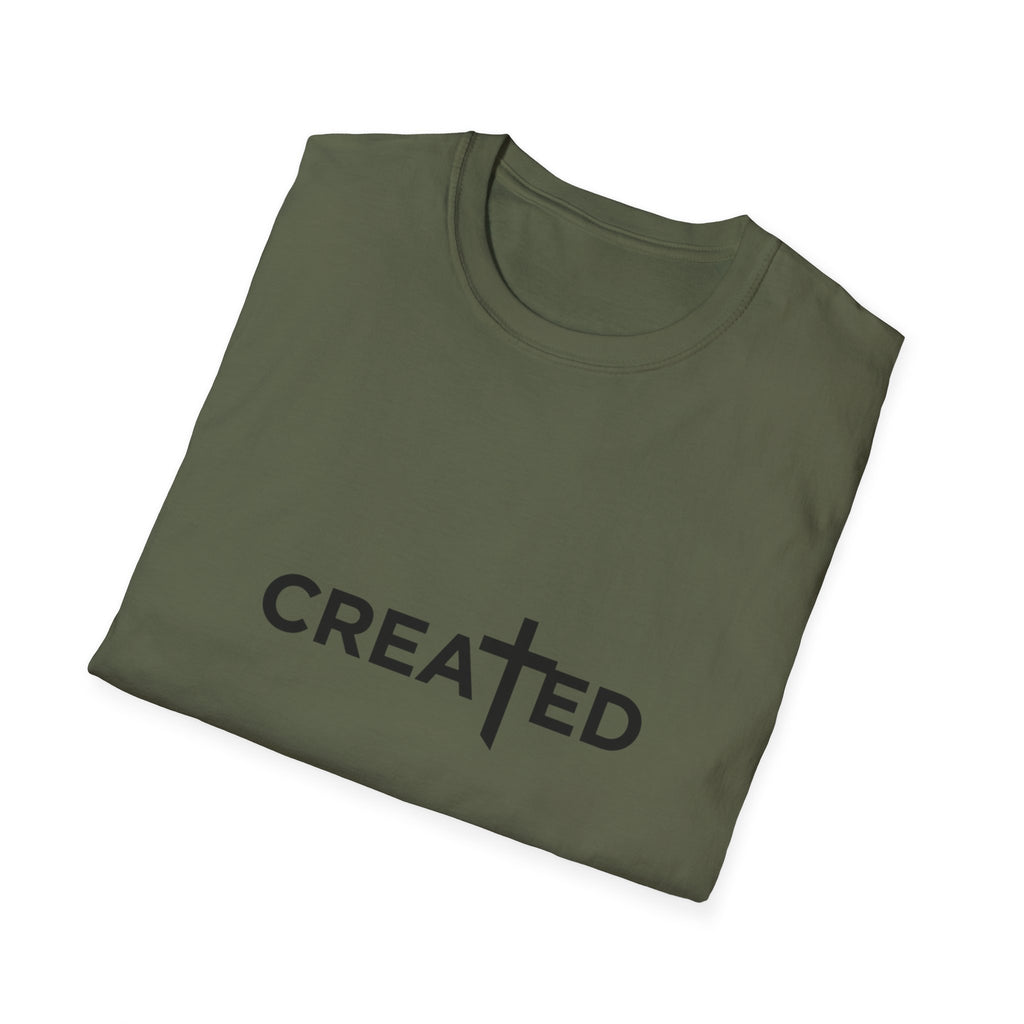 Created Cross T-Shirt — Christian Faith Graphic Tee