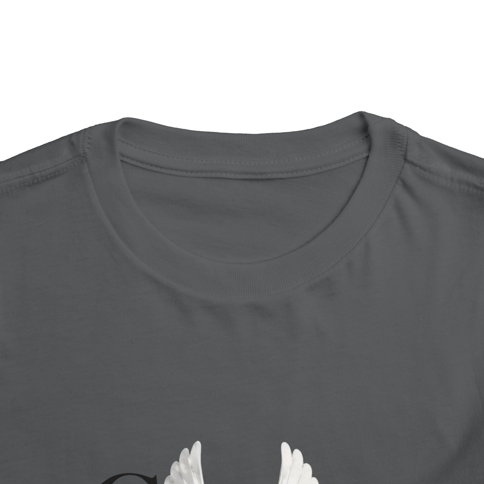 Toddler Tee — "Grace Wins" Dove Graphic Christian Short Sleeve Shirt