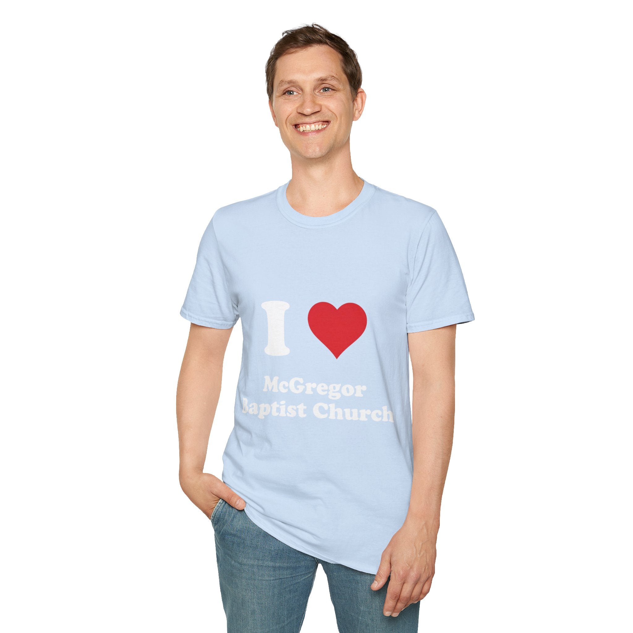 I Heart McGregor Baptist Church T-Shirt — Church Fan Tee
