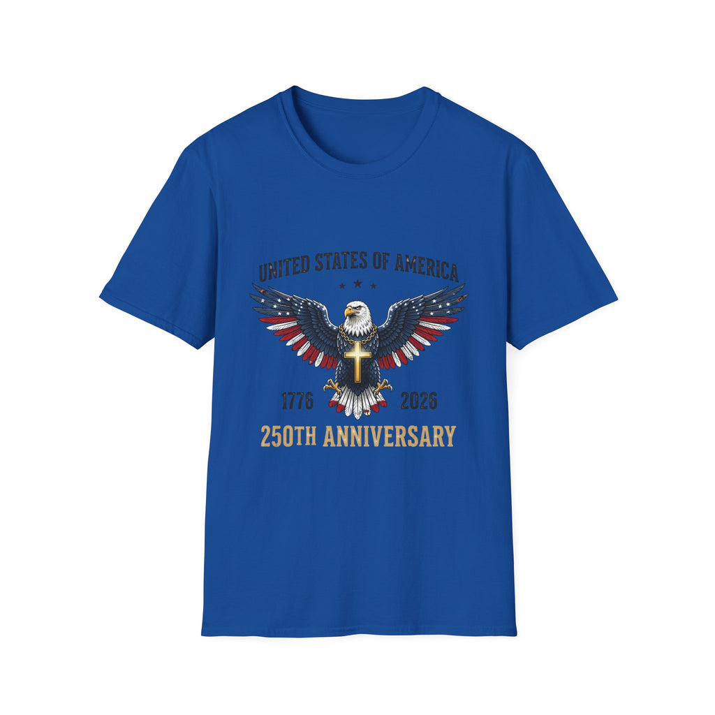 American Eagle Graphic T-Shirt — United States of America 1776–2026 Patriotic Tee