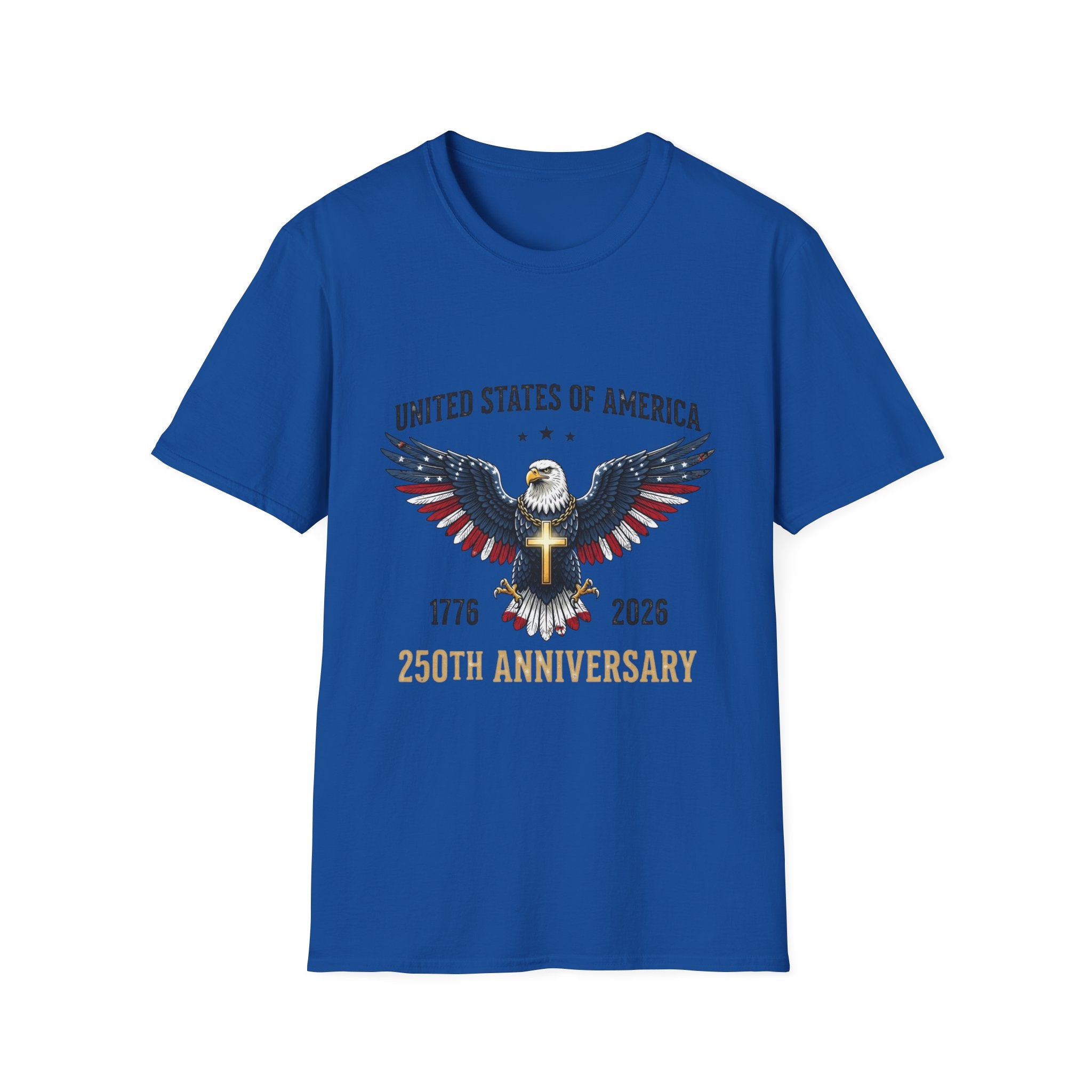 American Eagle Graphic T-Shirt — United States of America 1776–2026 Patriotic Tee