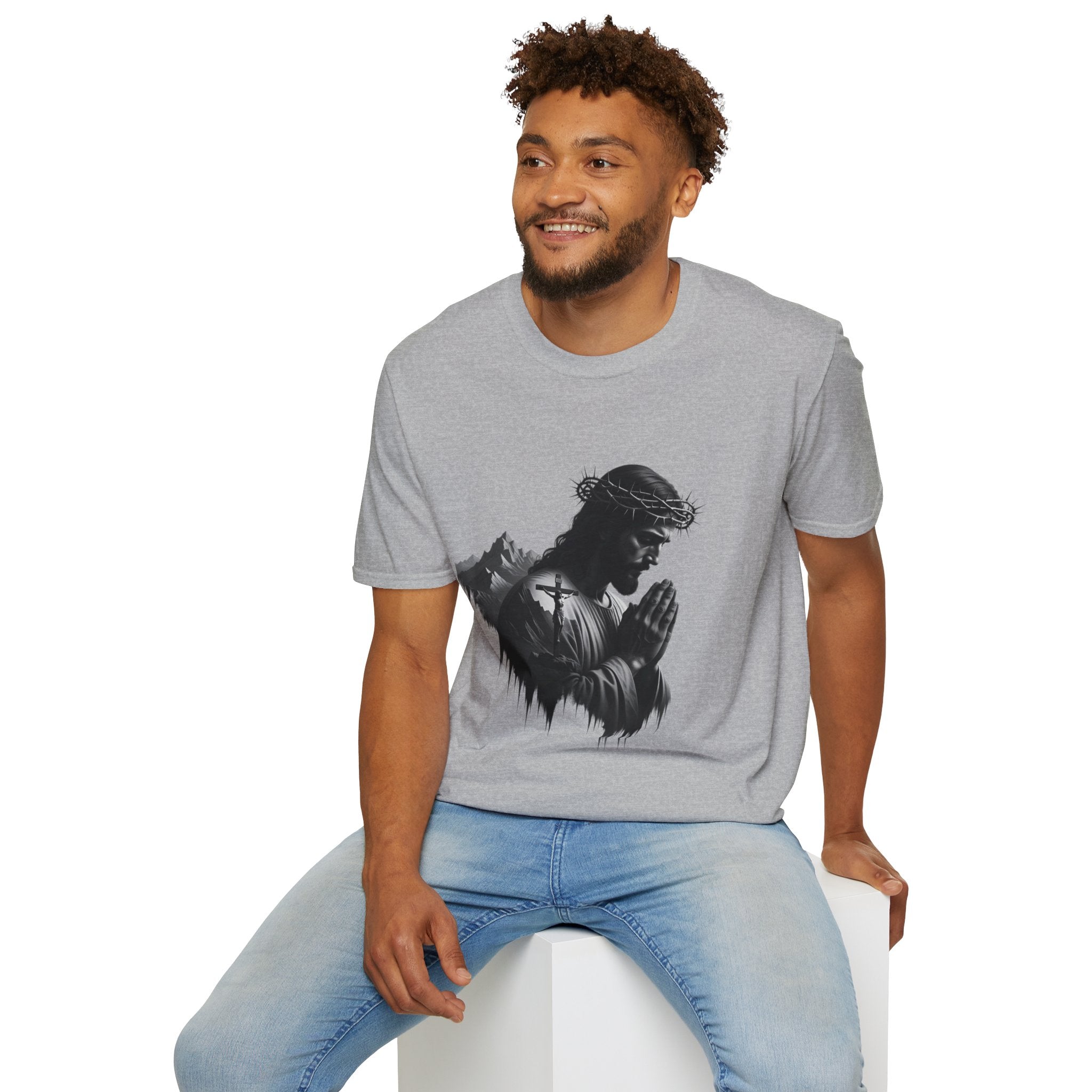 Praying Jesus Graphic T-Shirt