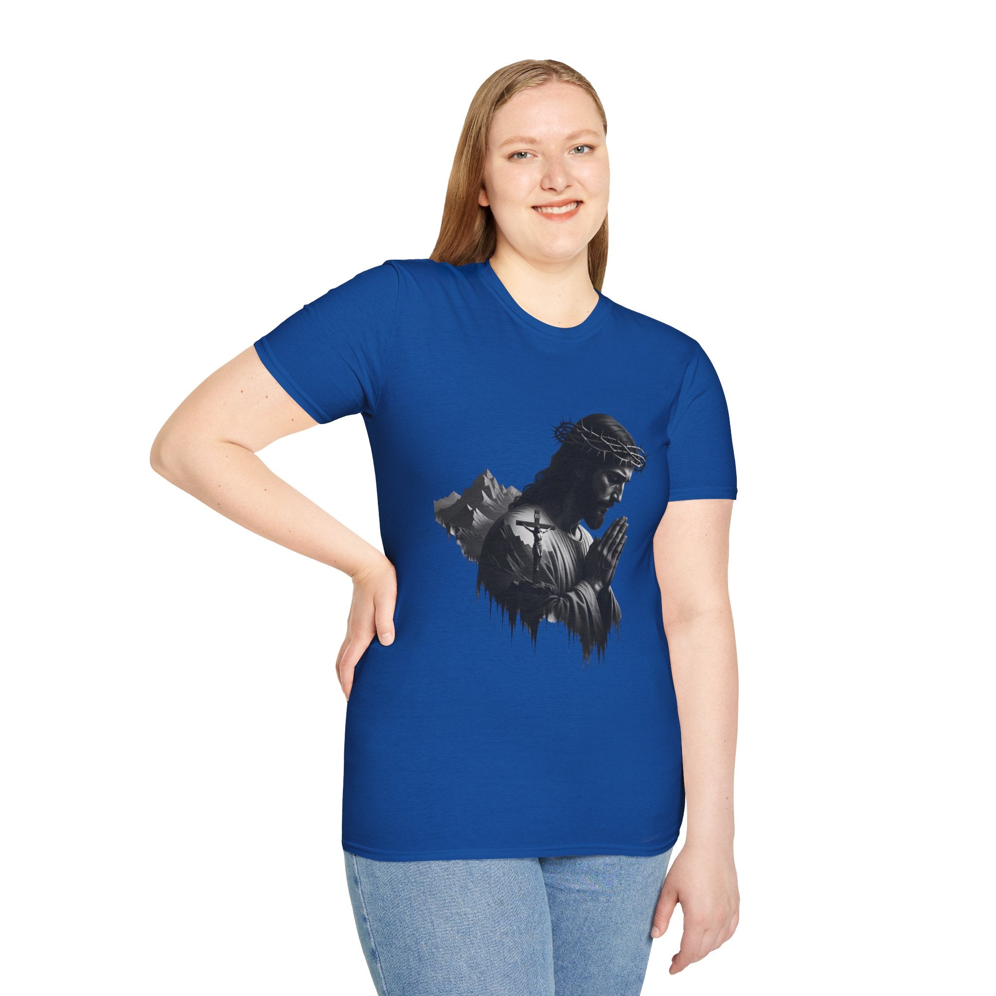Praying Jesus Graphic T-Shirt