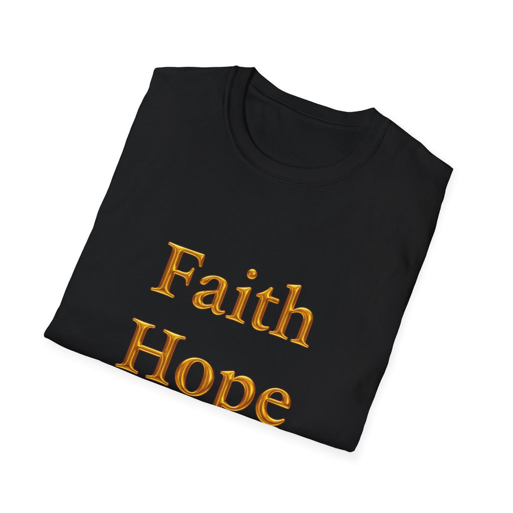 Faith Hope Love T-Shirt — Inspirational Christian Tee