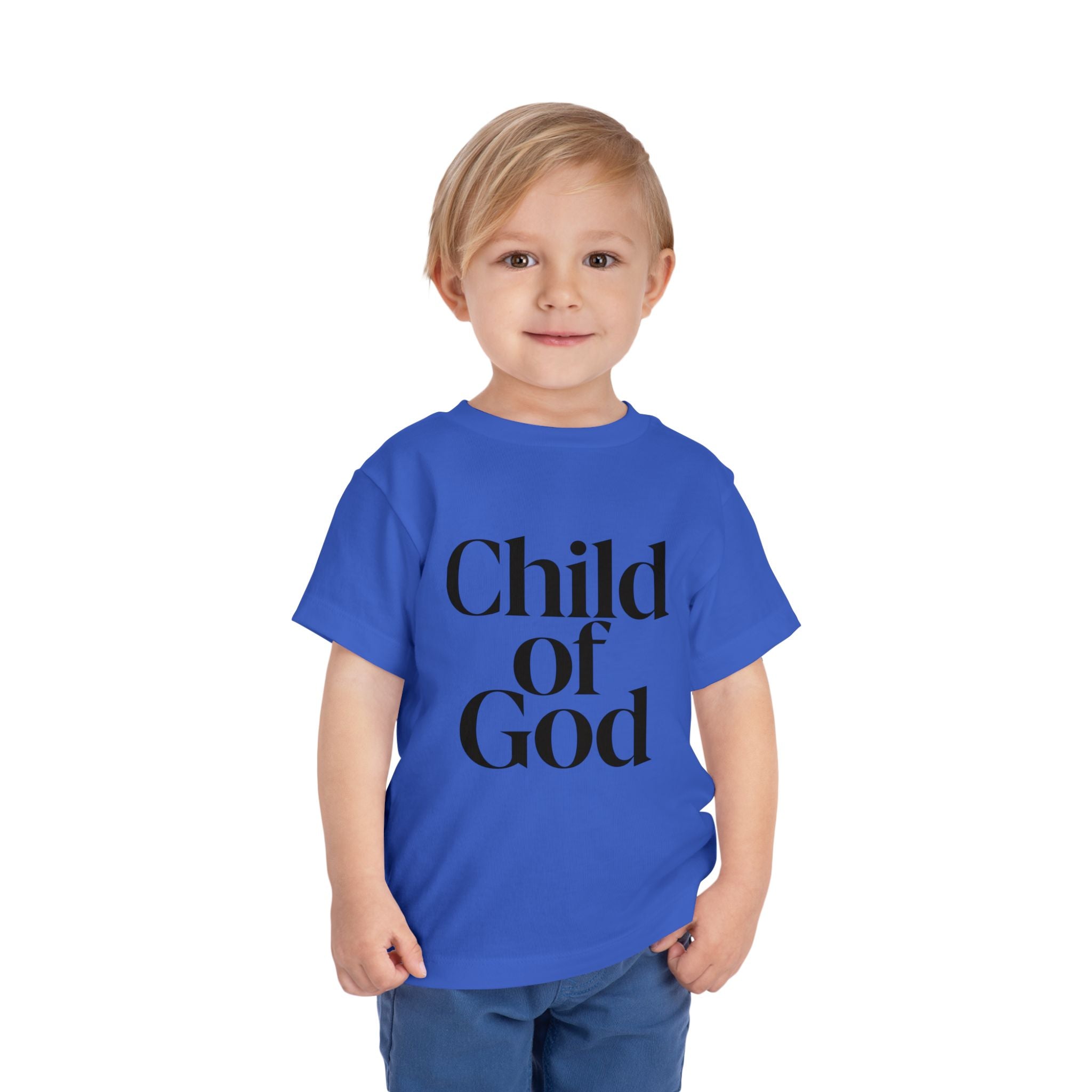 Toddler Tee – "Child of God" Faith Graphic