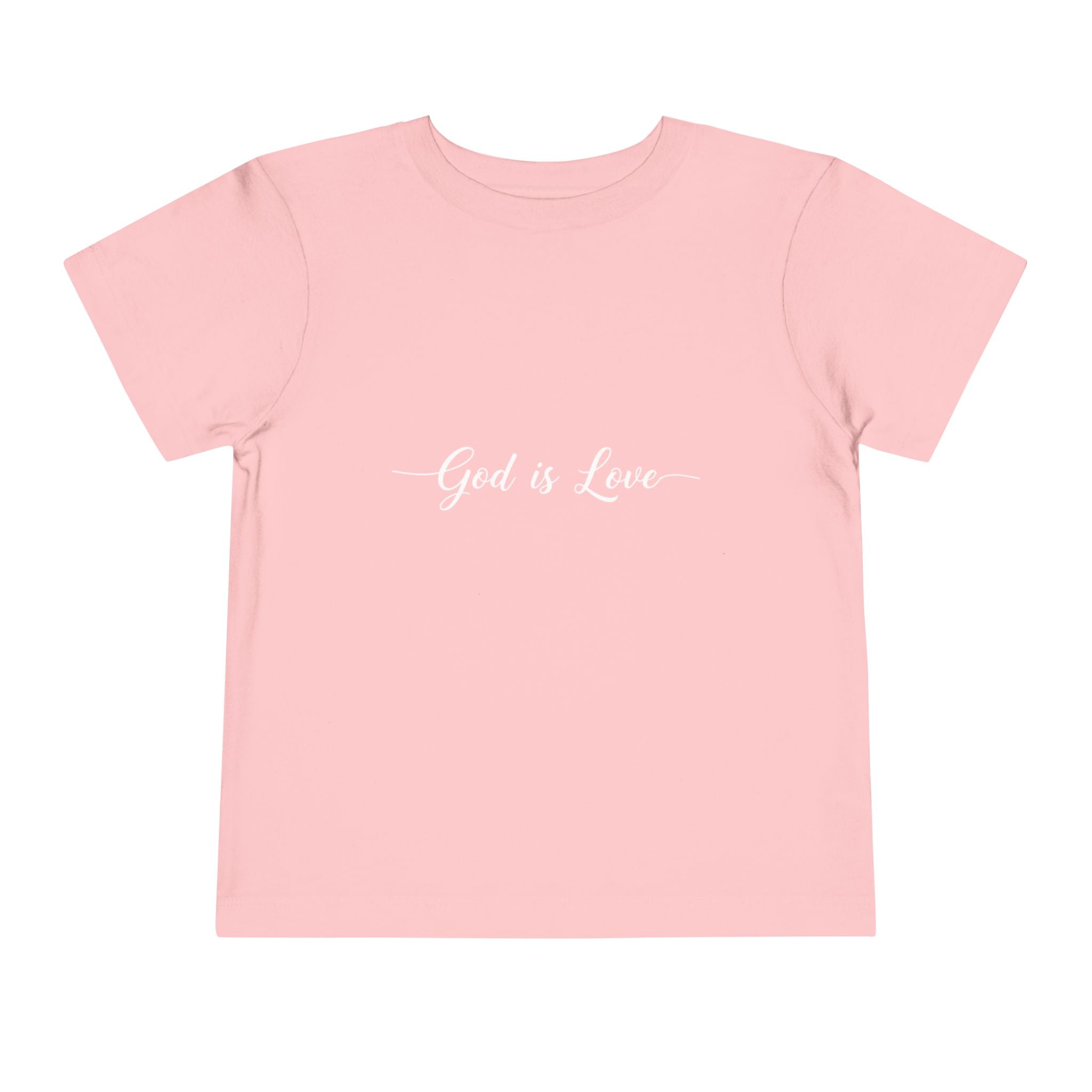 God is Love Toddler Tee — Faith-Based Kids' Short Sleeve Shirt