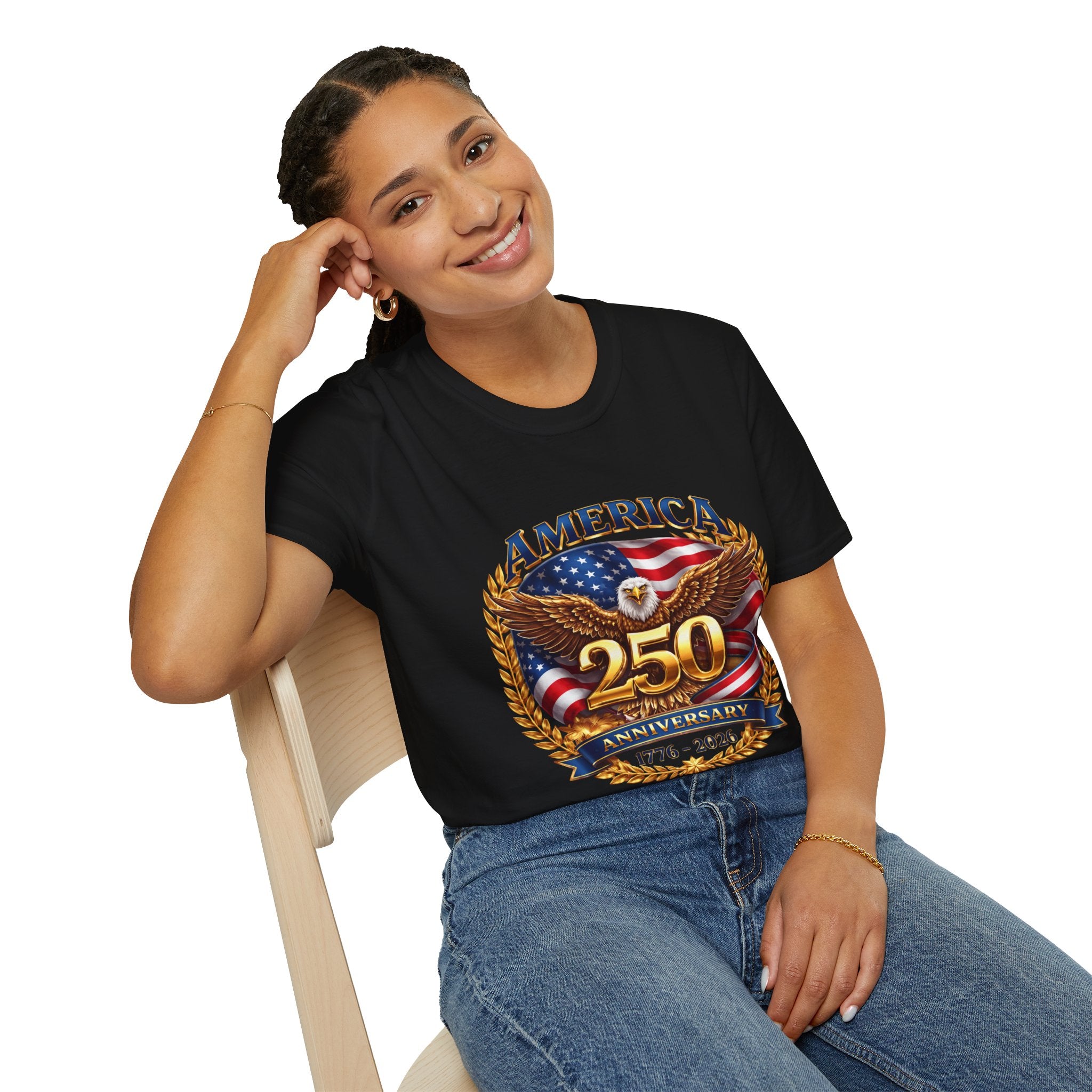 America 250th Anniversary T-Shirt — 1776–2026 Patriotic Eagle Tee