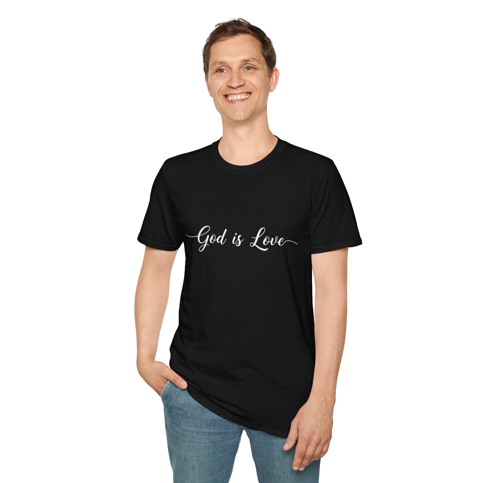 God Is Love T-Shirt — Faith-Based Christian Tee, Inspirational Scripture Shirt