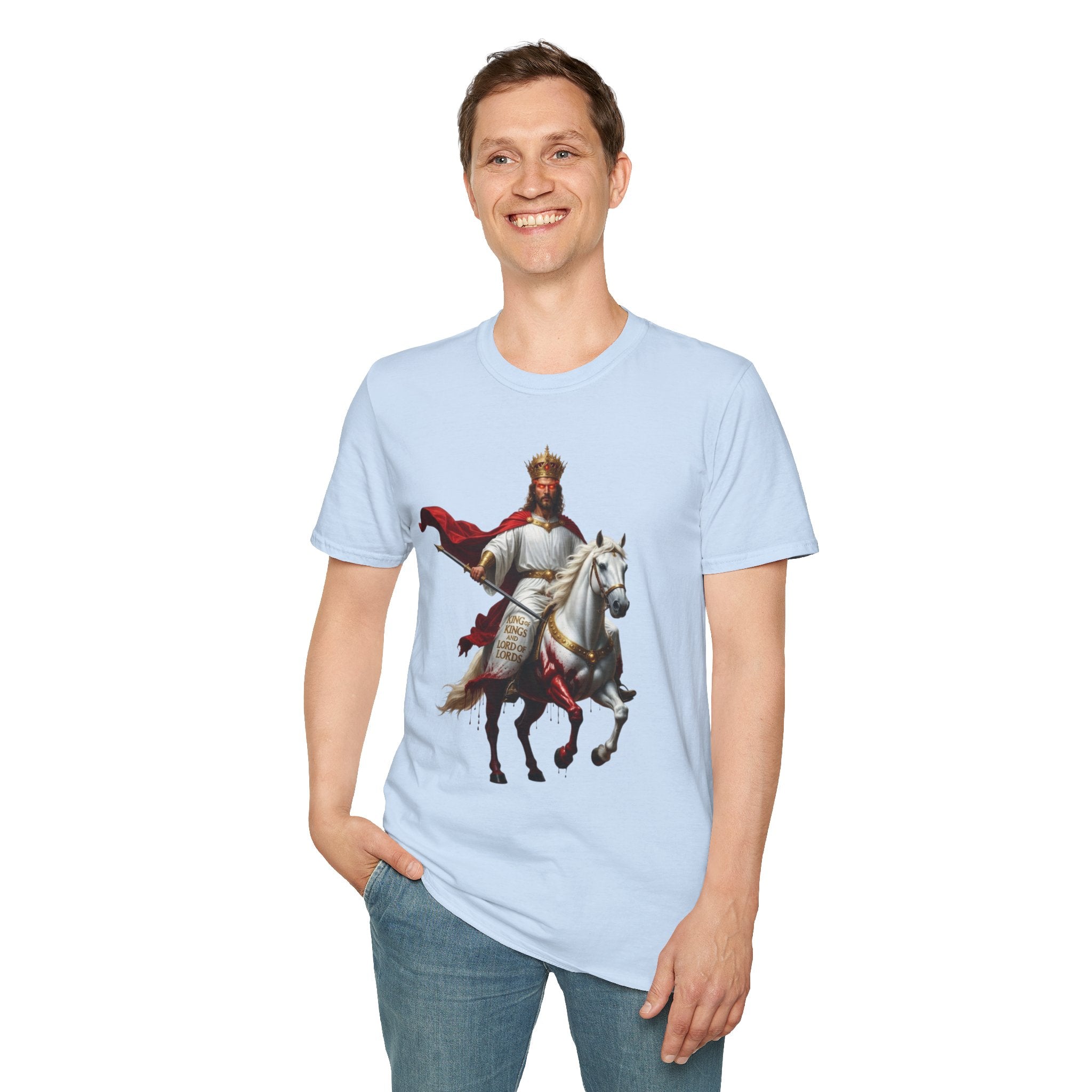Jesus on a White Horse T-Shirt — Regal Historical Graphic Tee