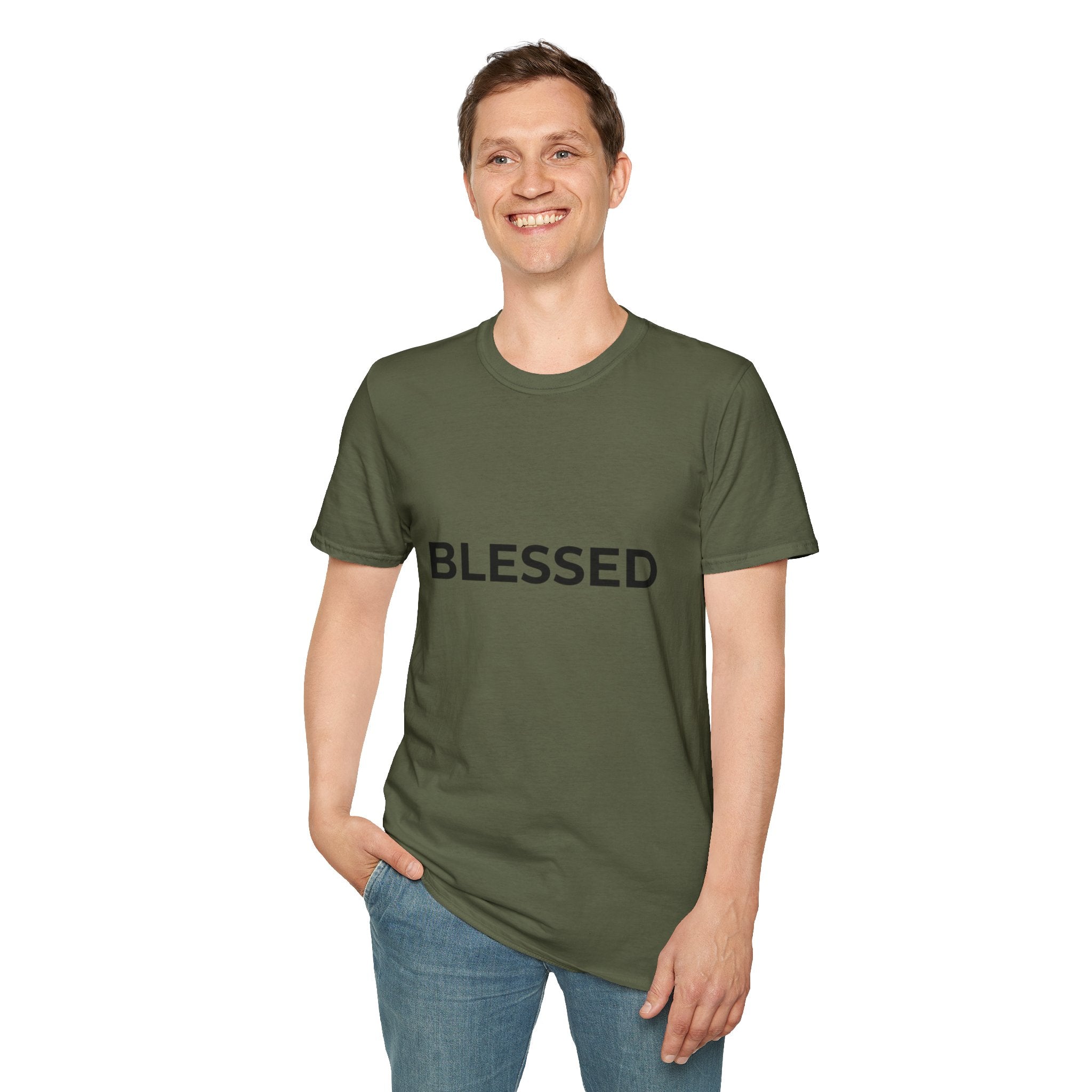 Blessed T-Shirt — Minimal Faith Graphic Tee