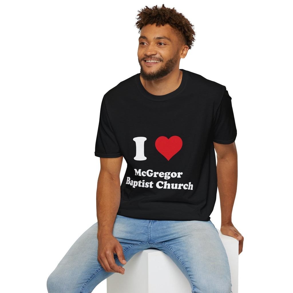 I Heart McGregor Baptist Church T-Shirt — Church Fan Tee