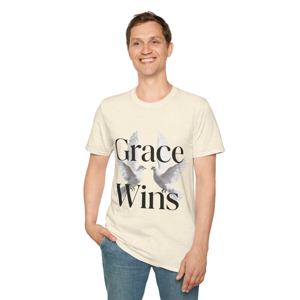 Grace Wins Doves Inspirational faith shirt