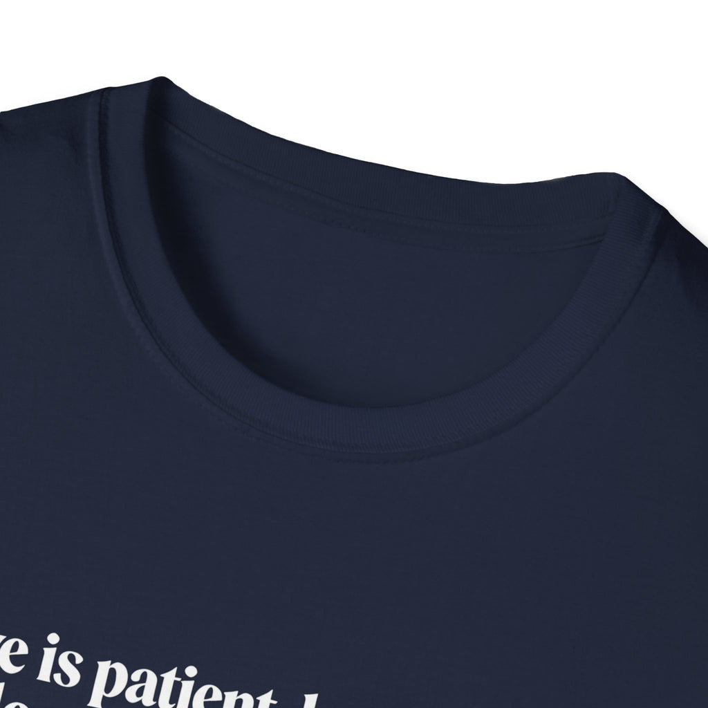 Love Is Patient Tee — 1 Corinthians 13 Inspirational Christian T-Shirt