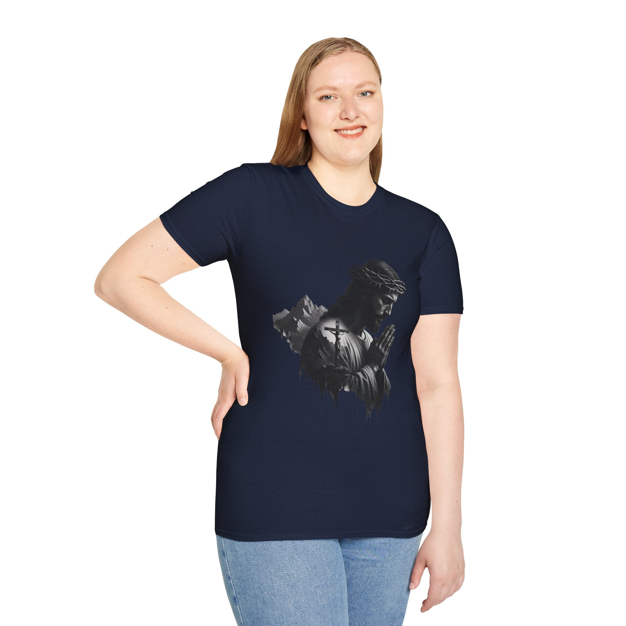 Praying Jesus Graphic T-Shirt