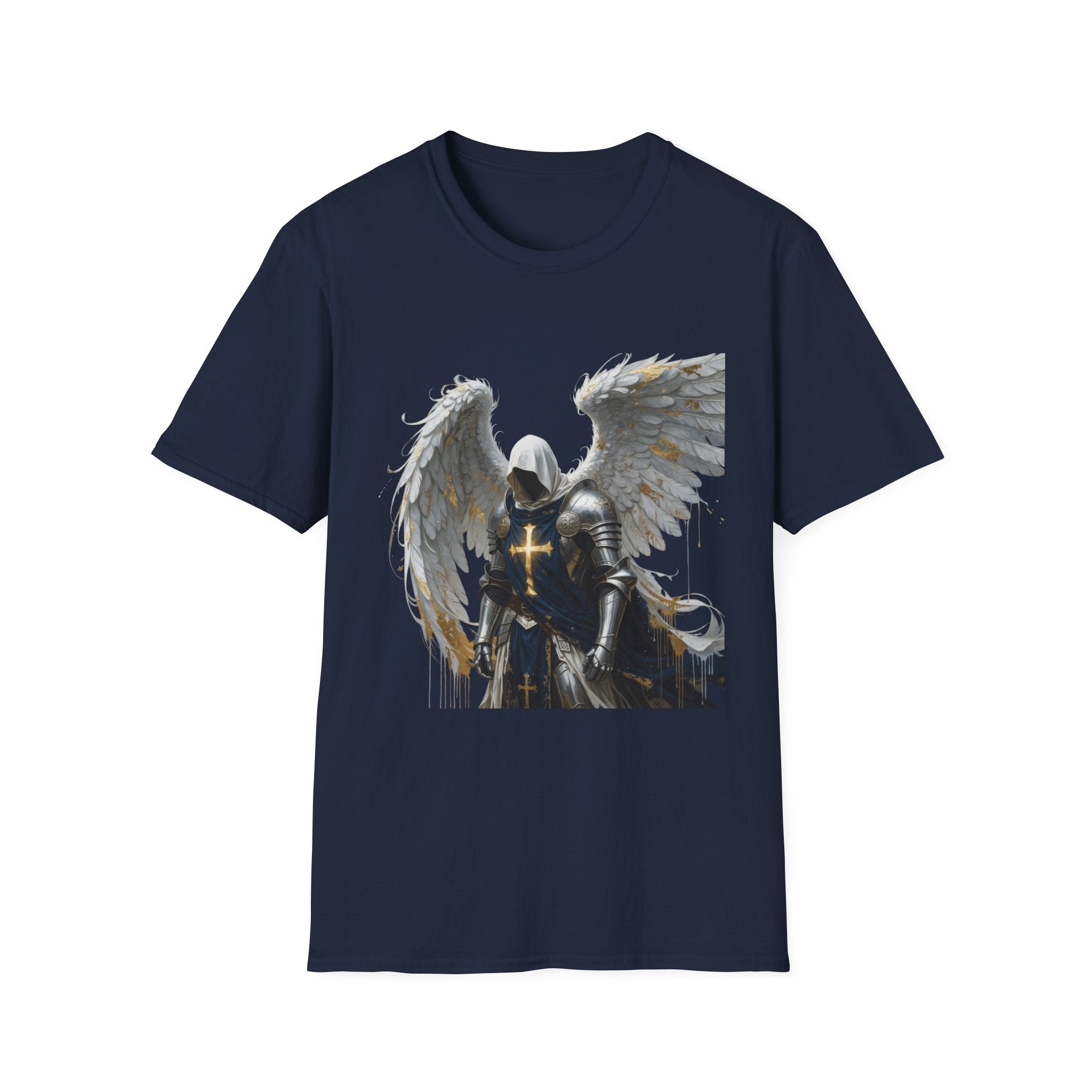 Angel Knight T-Shirt — Gothic Winged Crusader Graphic Tee