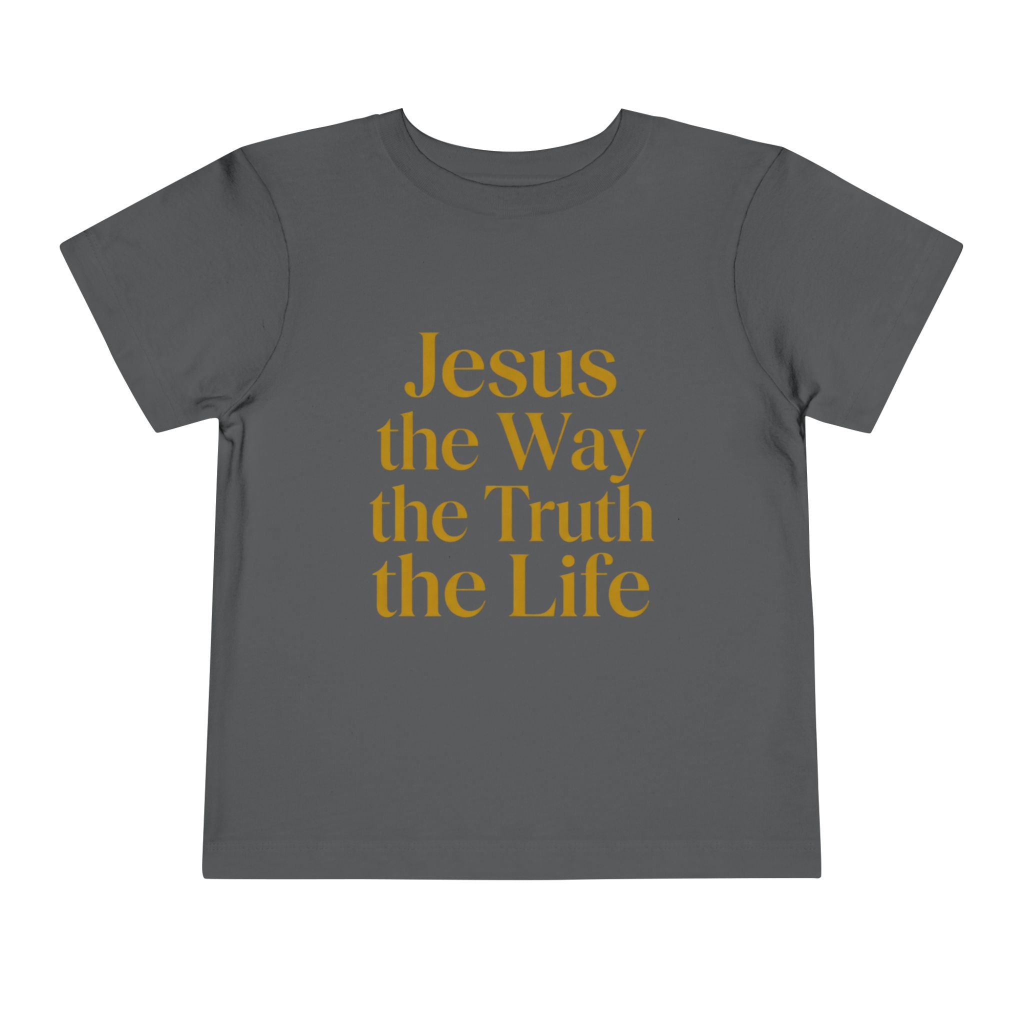 Toddler Tee — "Jesus the Way the Truth the Life" Christian Kids Shirt