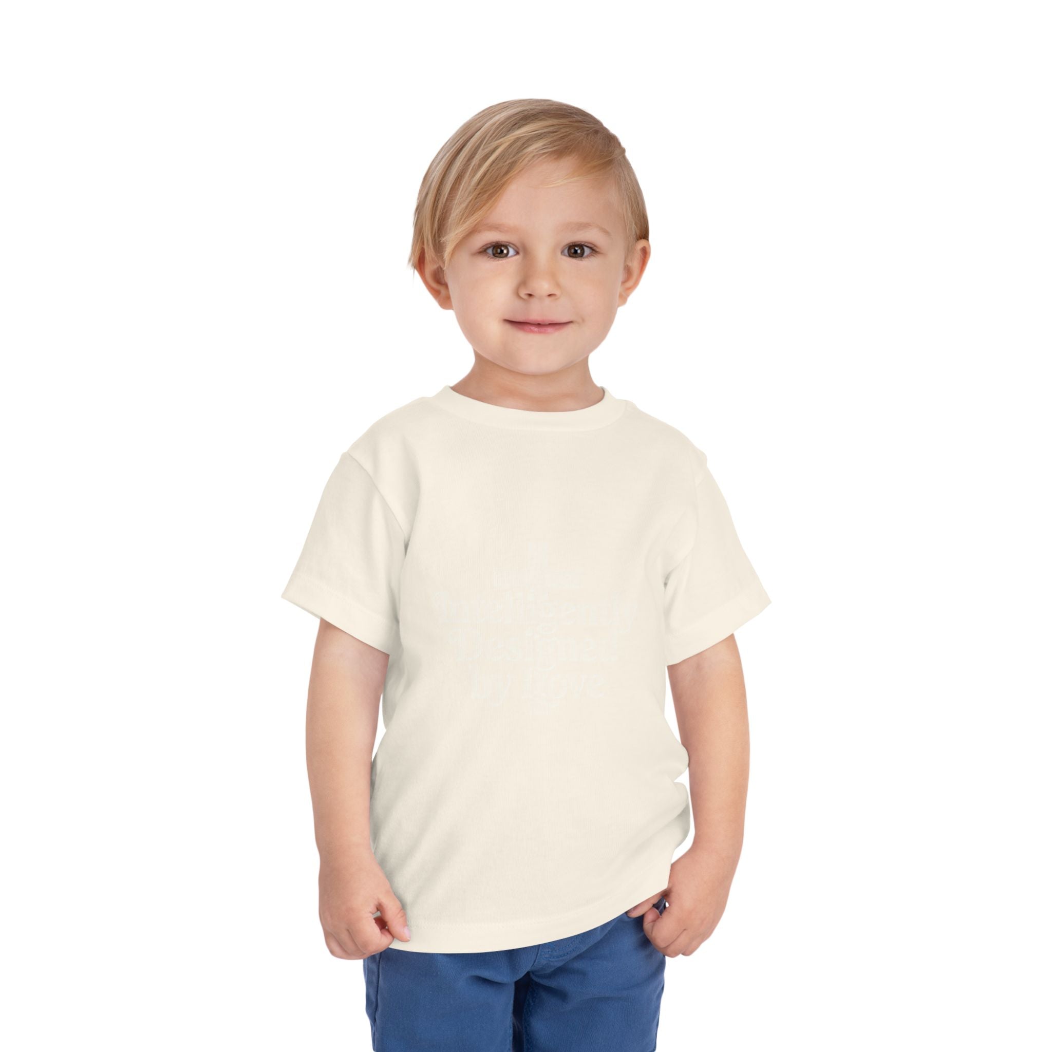 Toddler Tee — "Intelligently Designed by Love" Toddler Shirt