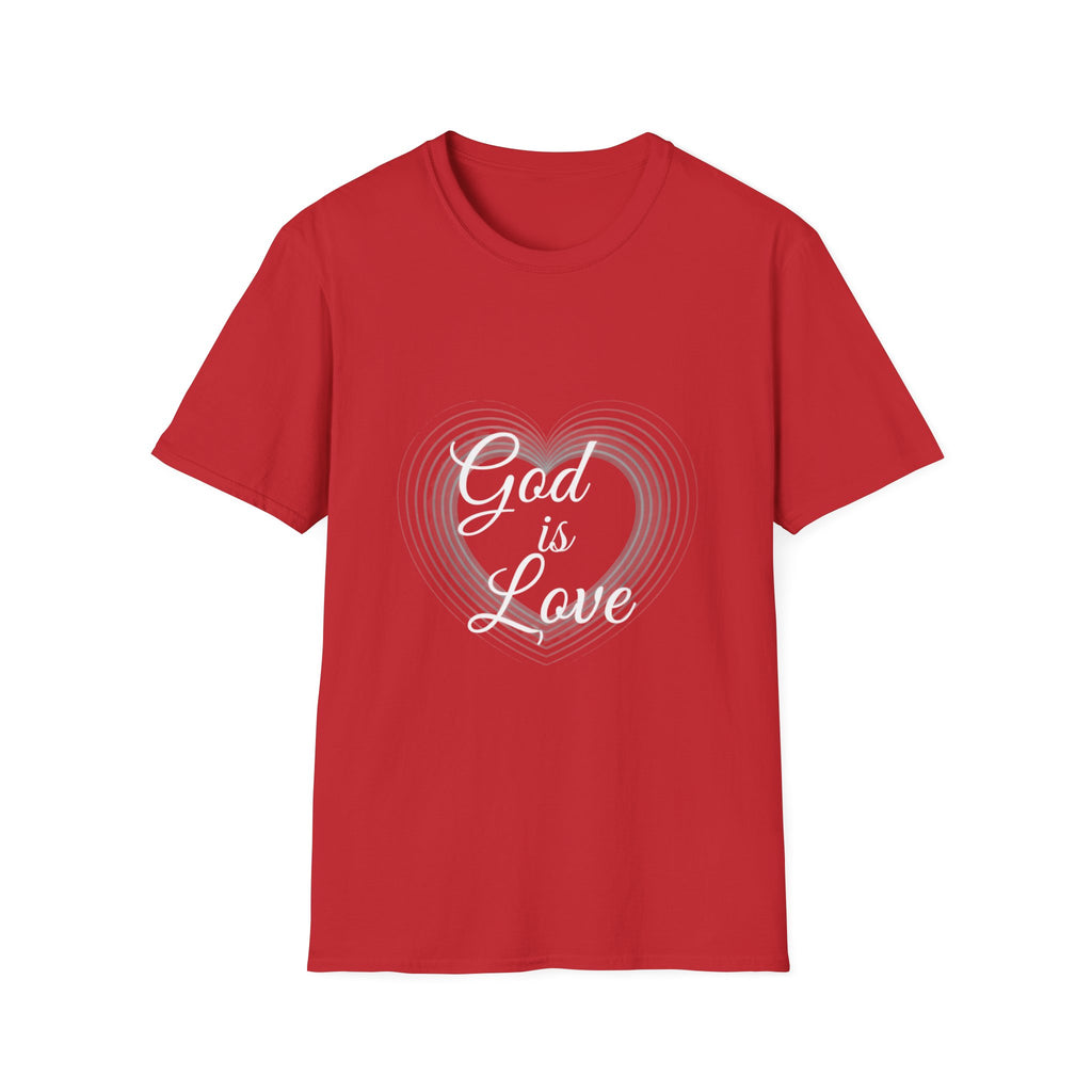 Heart Line Tee – Minimal White Heart Graphic T-Shirt
