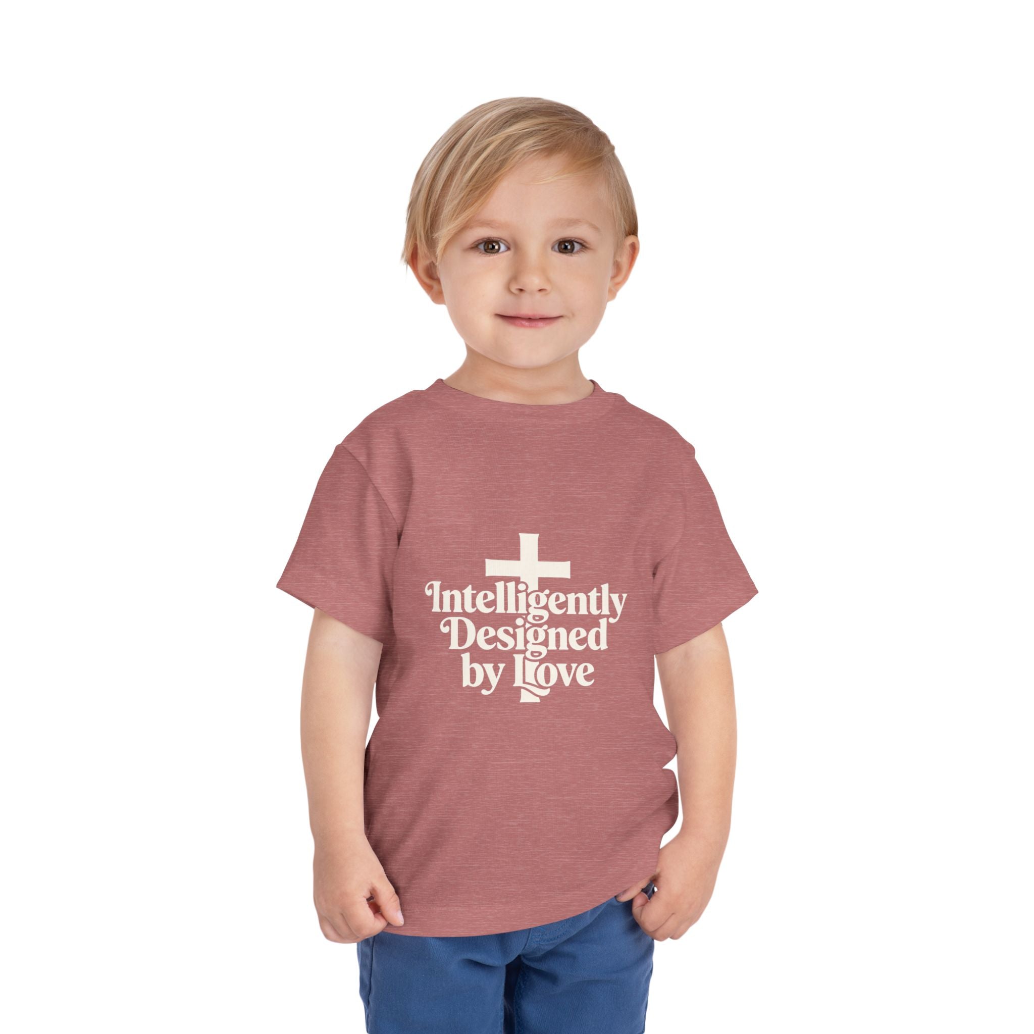 Toddler Tee — "Intelligently Designed by Love" Toddler Shirt