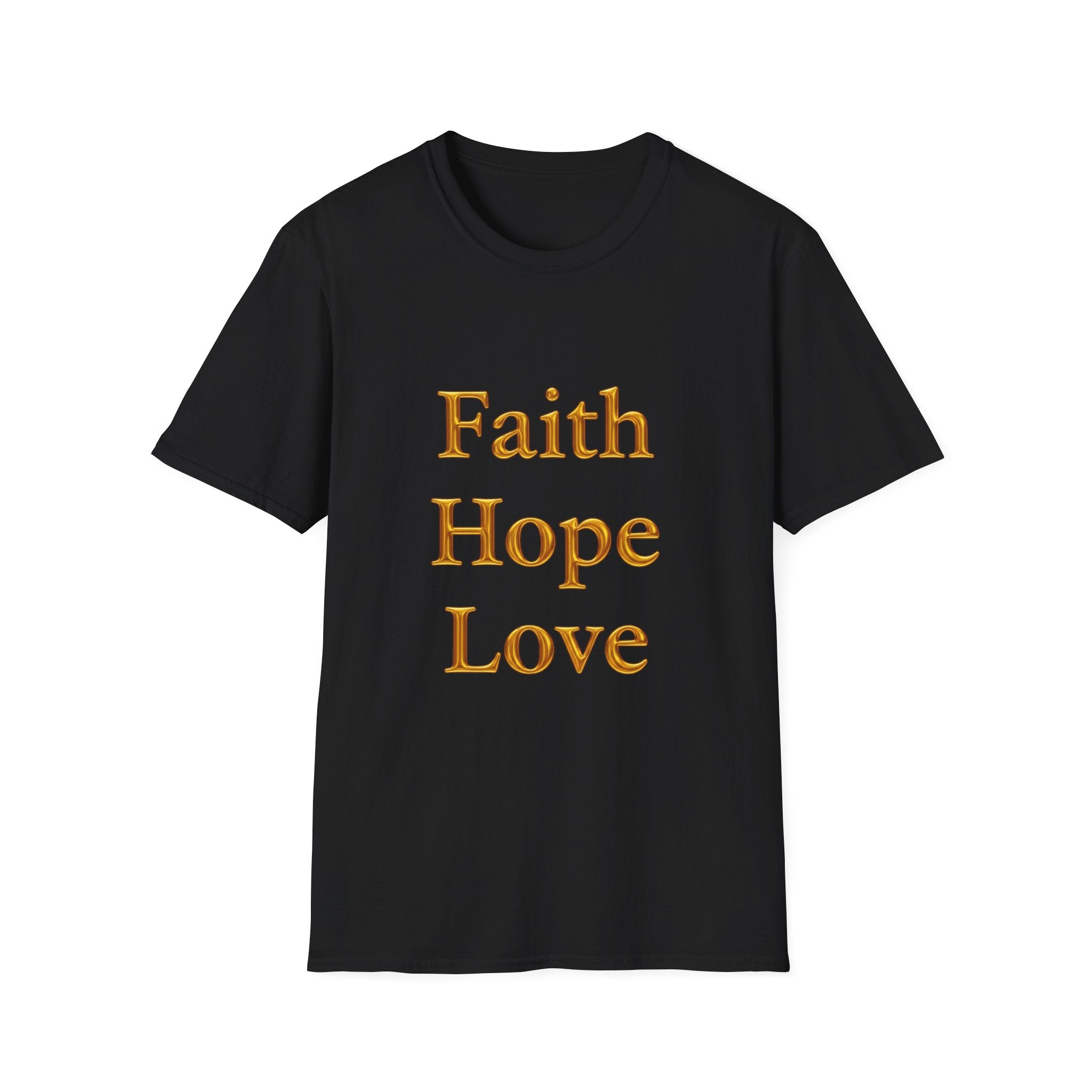 Faith Hope Love T-Shirt — Inspirational Christian Tee