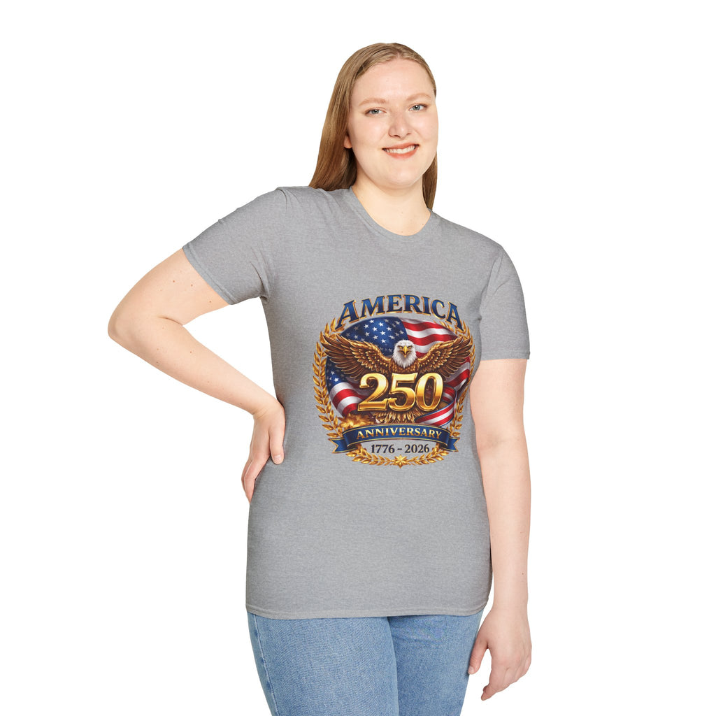 America 250th Anniversary T-Shirt — 1776–2026 Patriotic Eagle Tee