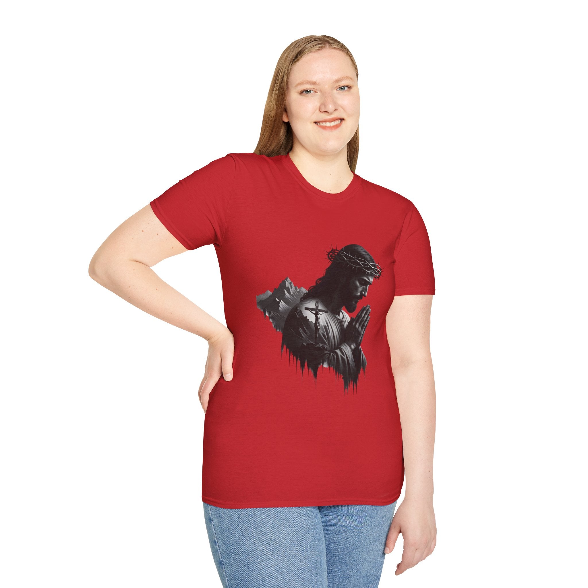 Praying Jesus Graphic T-Shirt