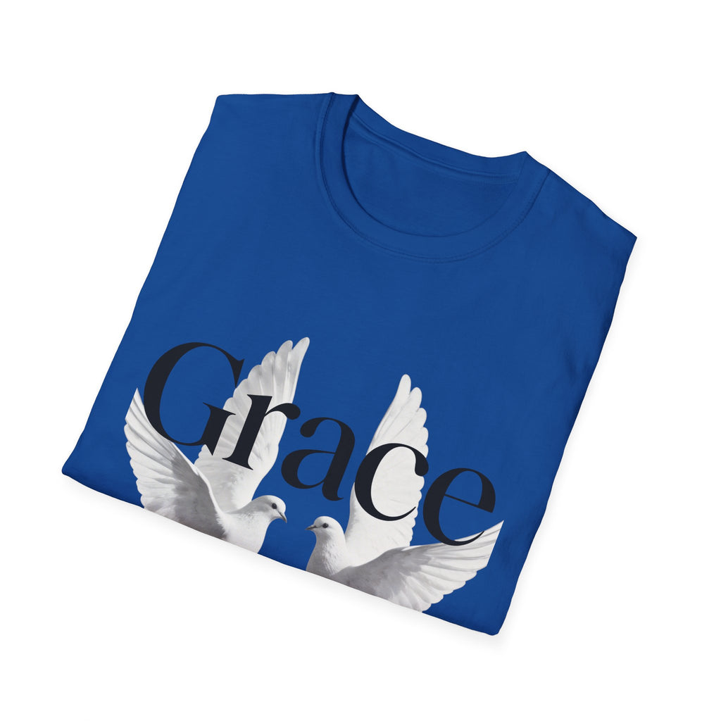 T-Shirt — Grace Wins Doves Inspirational faith shirt