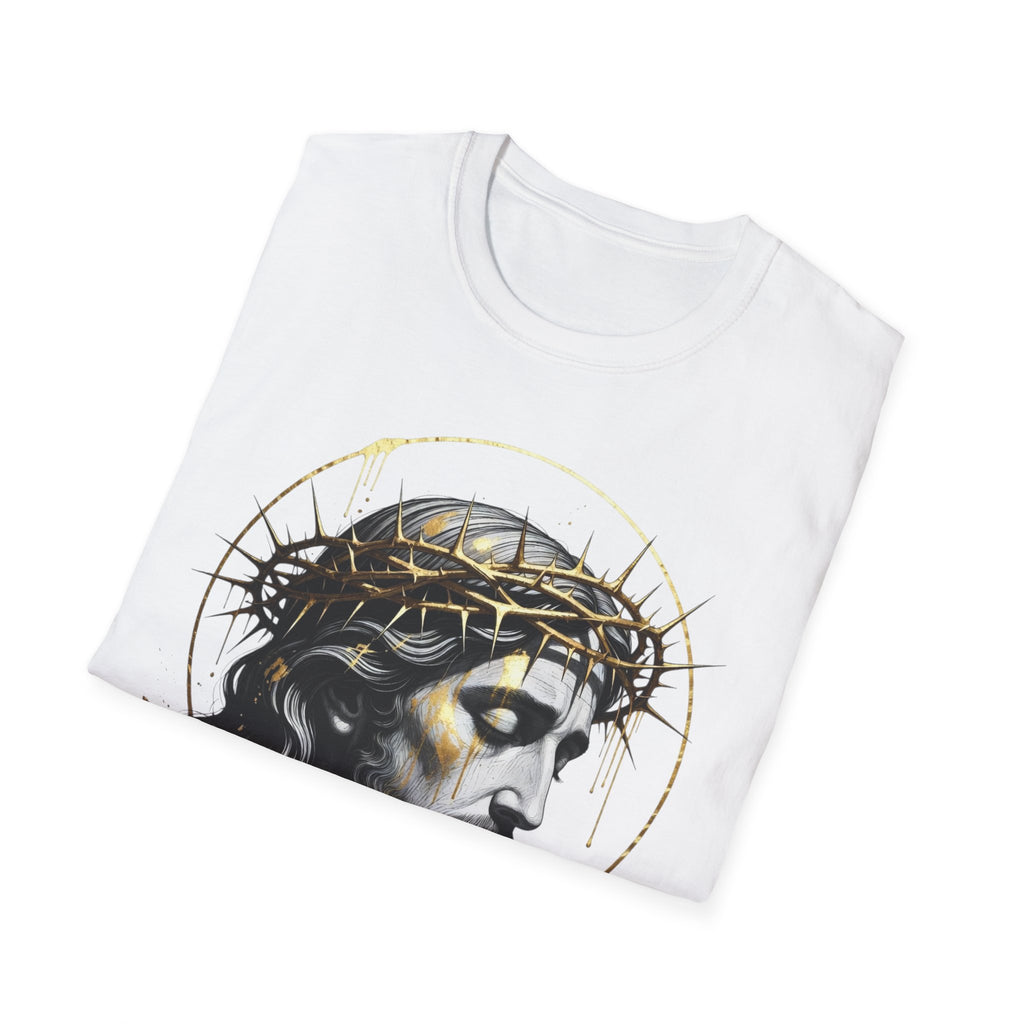Jesus Portrait T-Shirt — Crown of Thorns Christian Tee
