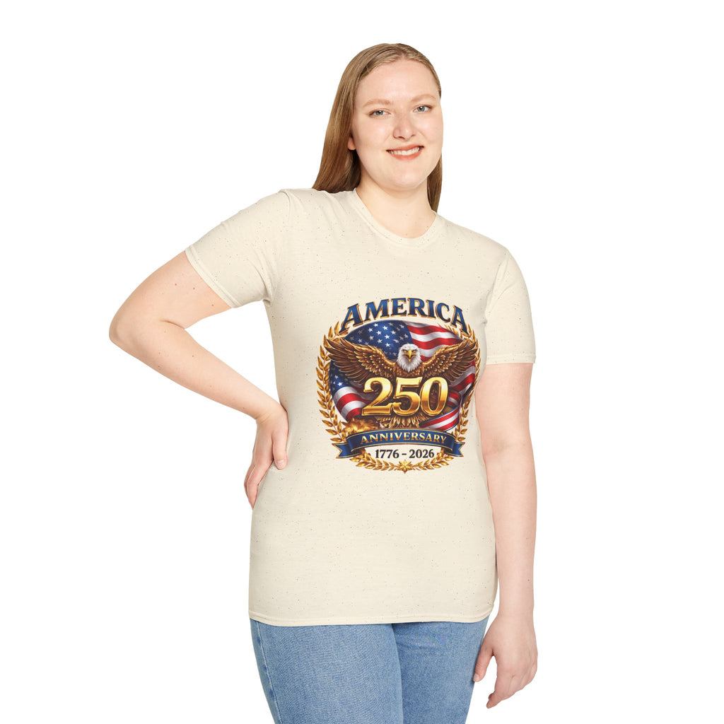 America 250th Anniversary T-Shirt — 1776–2026 Patriotic Eagle Tee