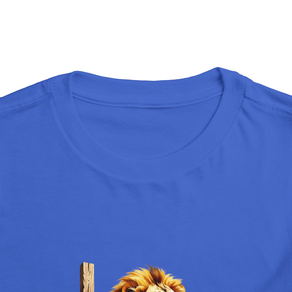 Child of Faith Toddler Tee — Lion & Cross Christian Kids Shirt