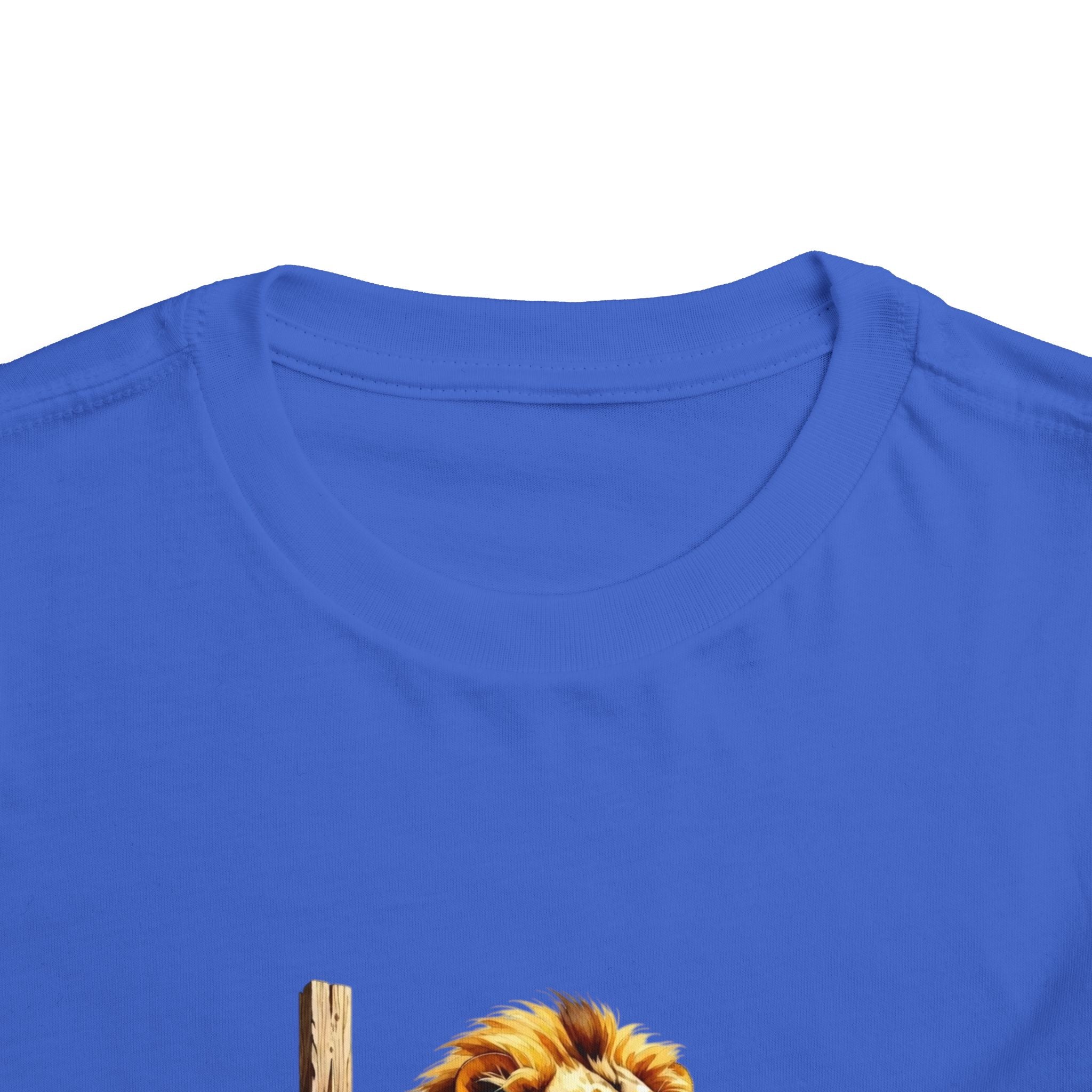 Child of Faith Toddler Tee — Lion & Cross Christian Kids Shirt