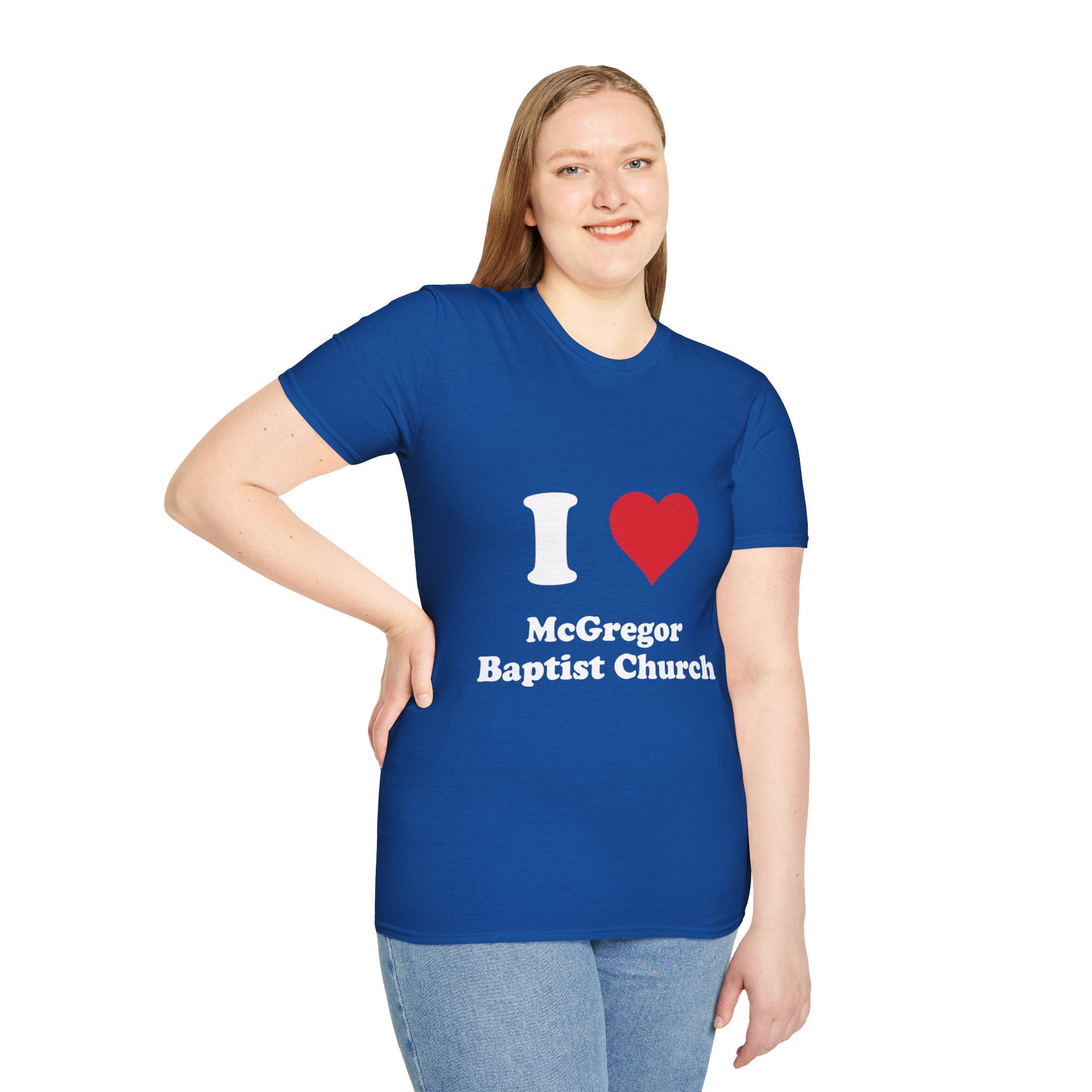 I Heart McGregor Baptist Church T-Shirt — Church Fan Tee