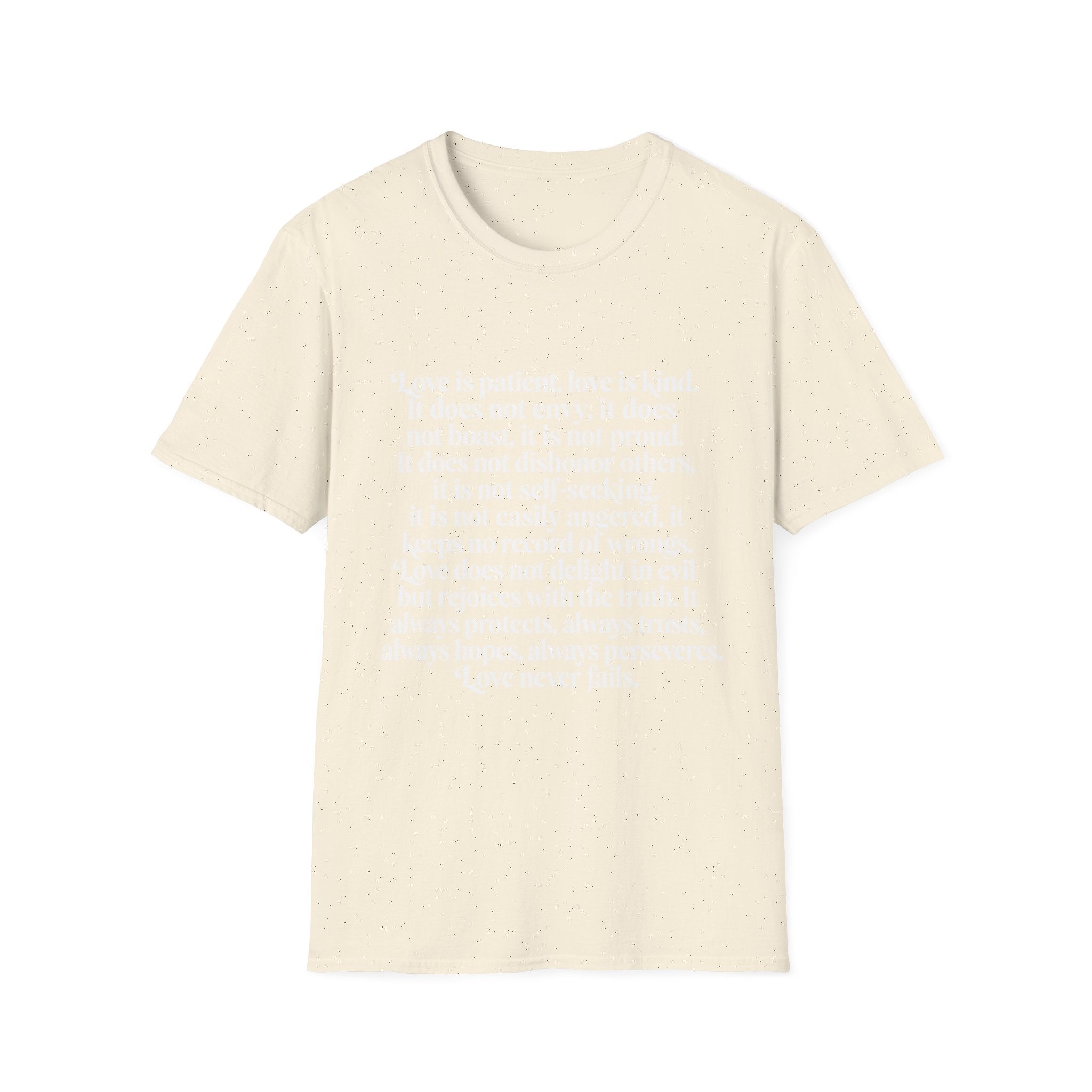 Love Is Patient Tee — 1 Corinthians 13 Inspirational Christian T-Shirt